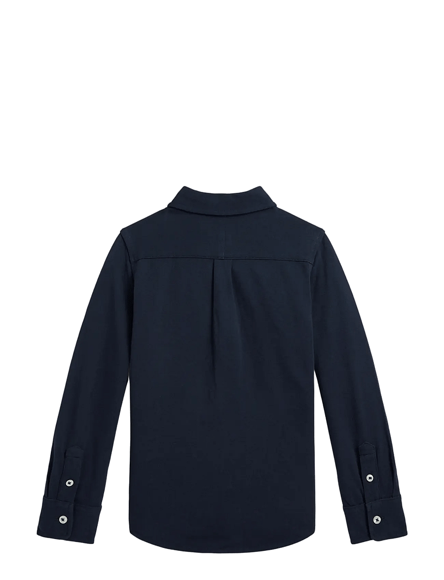 Ralph Lauren Kids - Featherweight Cotton Mesh Shirt - chemises à manches longues - aviator navy - 2