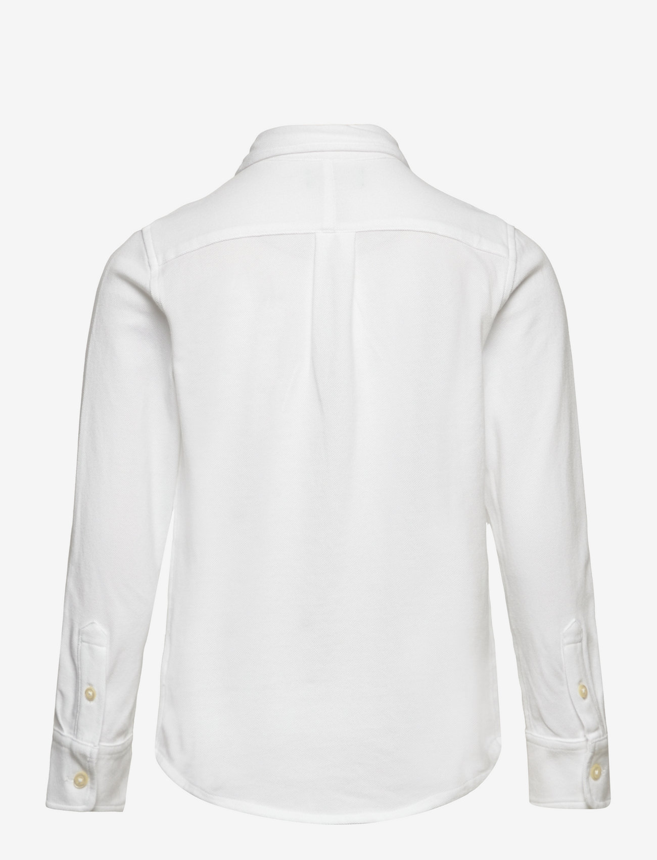 Ralph Lauren Kids - Featherweight Cotton Mesh Shirt - chemises à manches longues - white - 2