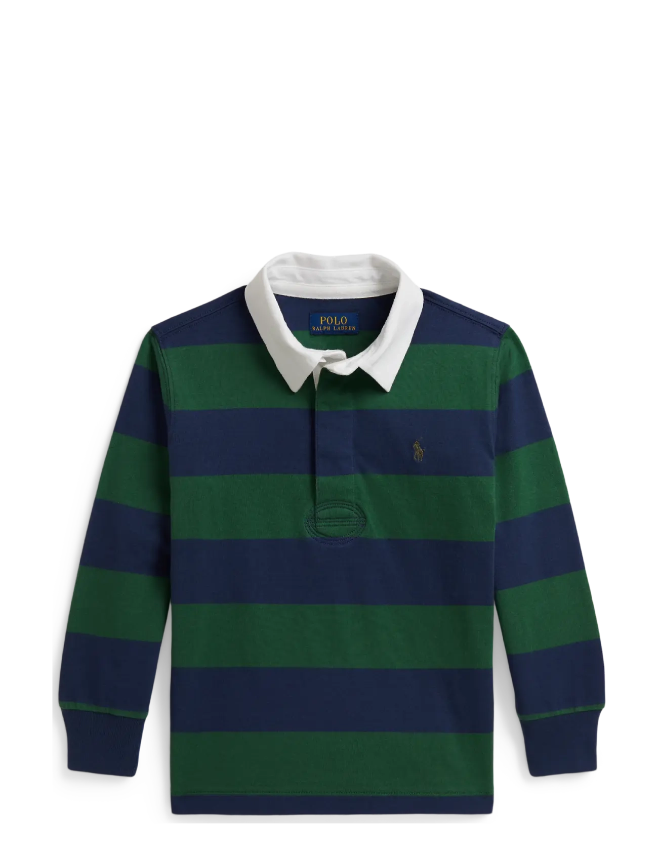 Ralph Lauren Kids The Iconic Rugby Shirt - Osta suuruse järgi - VERANO GREEN/RUSTIC NAVY / green