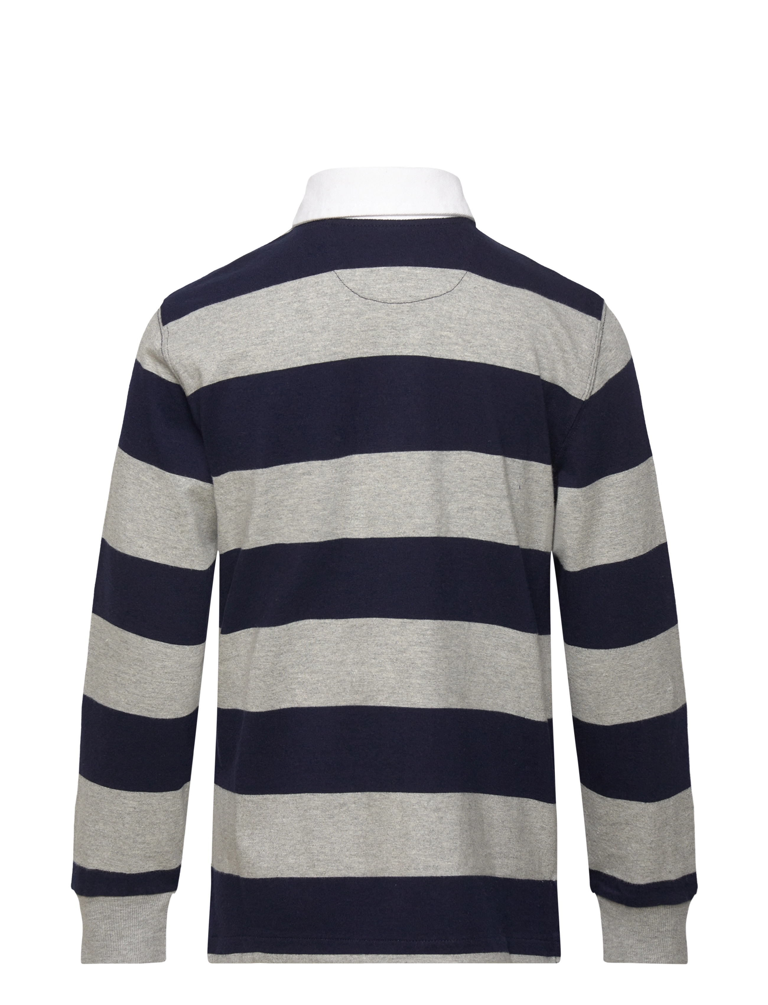Ralph Lauren Kids - 16/1 JERSEY-LS YD RUGBY-KN-RUG - andover heather/c - 1