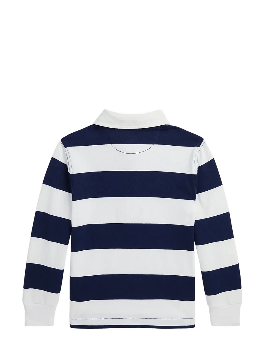 Ralph Lauren Kids - The Iconic Rugby Shirt - pikkade varrukatega polod - white/cruise navy - 2