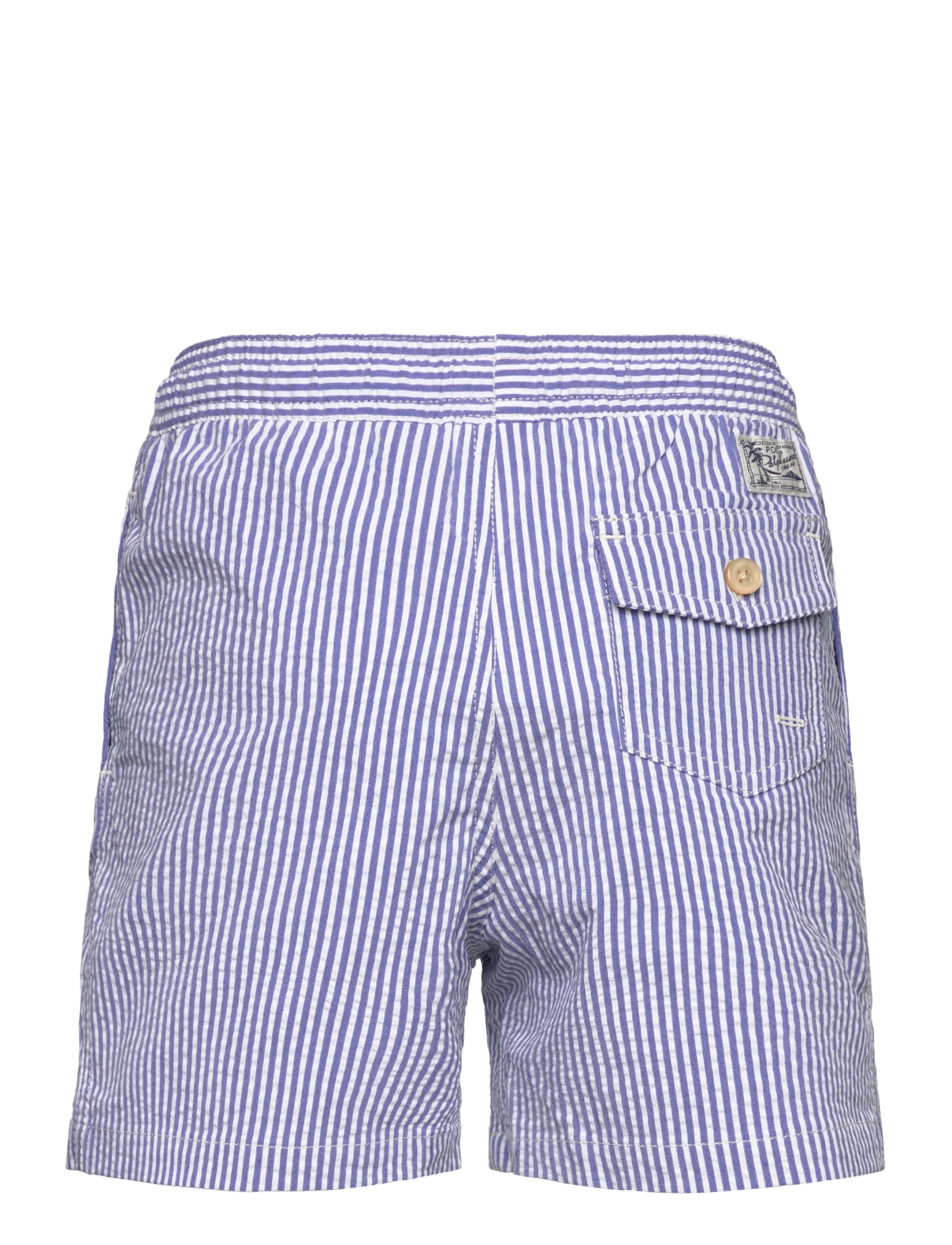 Ralph Lauren Kids - Traveler Stretch Seersucker Swim Trunk - cruise royal - 1