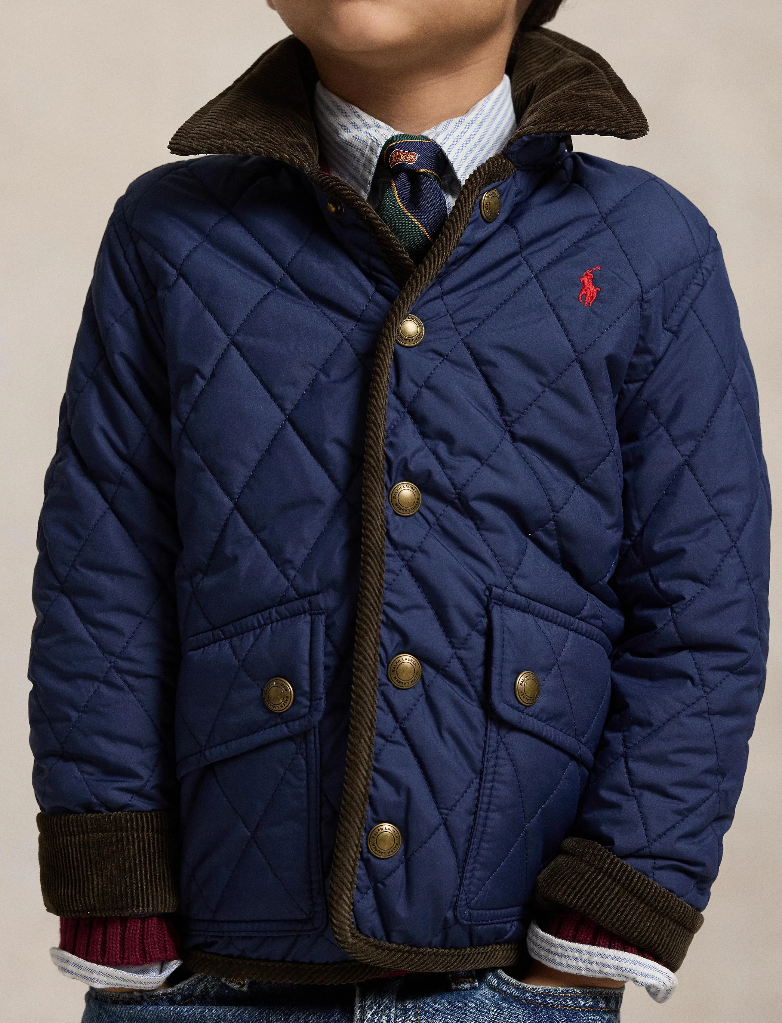 Ralph Lauren Kids - Hooded Barn Jacket - newport navy - 4