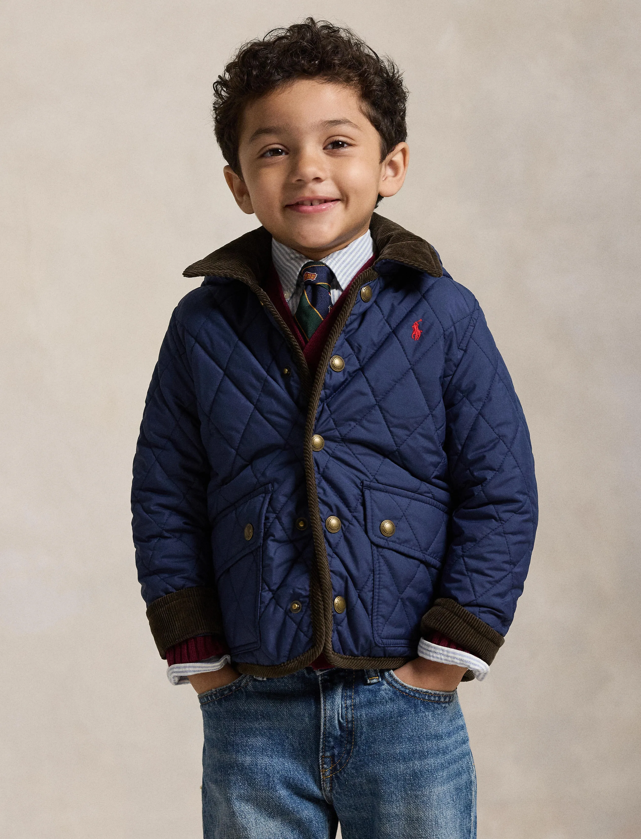 Ralph Lauren Kids - Hooded Barn Jacket - newport navy - 5