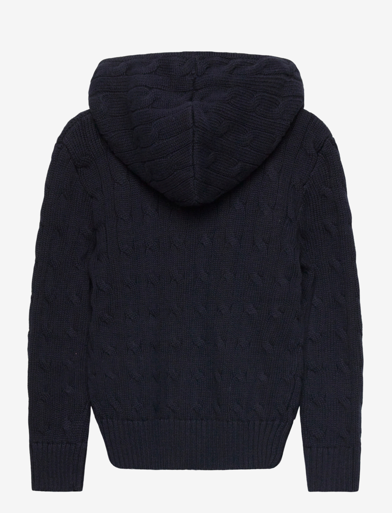 Ralph Lauren Kids - 20/2 COTTON-LS FZ HOOD-SV-FUZ - cardigans - rl navy/c3807 - 2