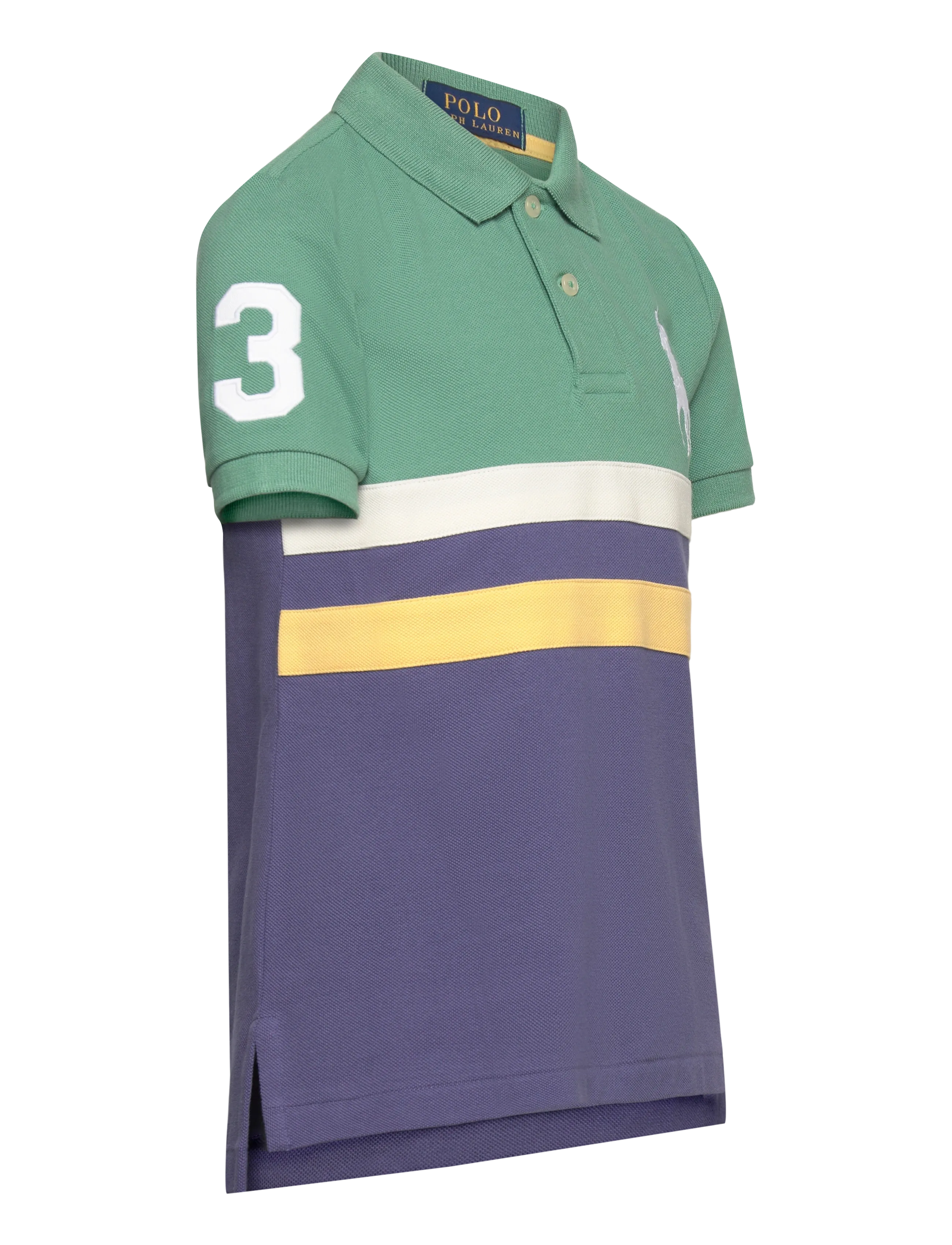 Ralph Lauren Kids - Big Pony Cotton Mesh Polo Shirt - fairway green mul - 2