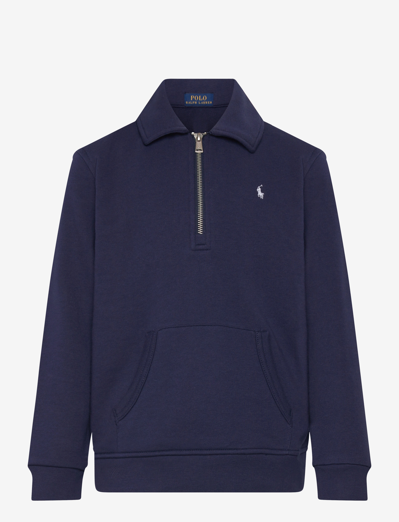 Ralph Lauren Kids - French Terry Collared Sweatshirt - pikkade varrukatega polod - newport navy/c173 - 0