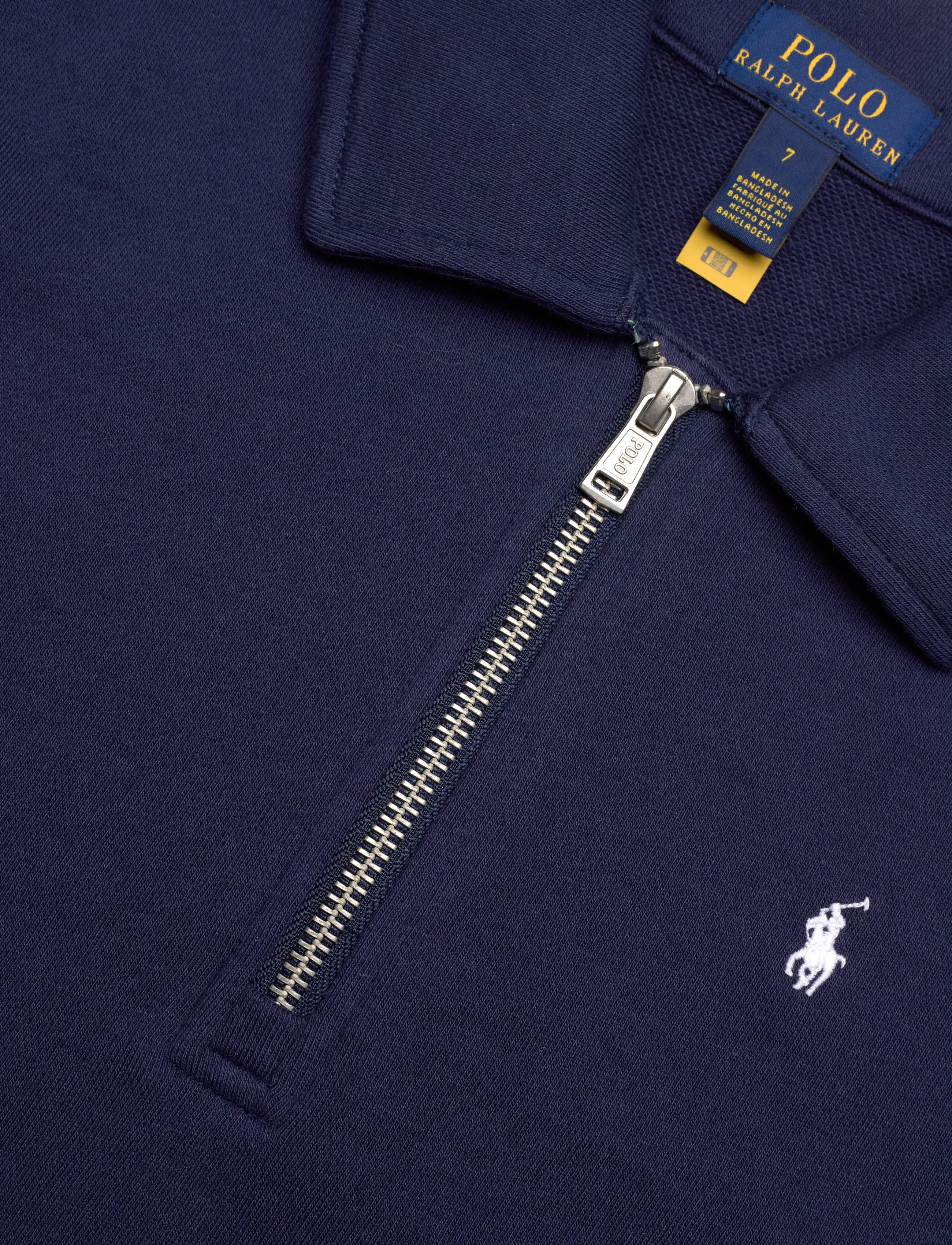Ralph Lauren Kids - French Terry Collared Sweatshirt - newport navy/c173 - 2
