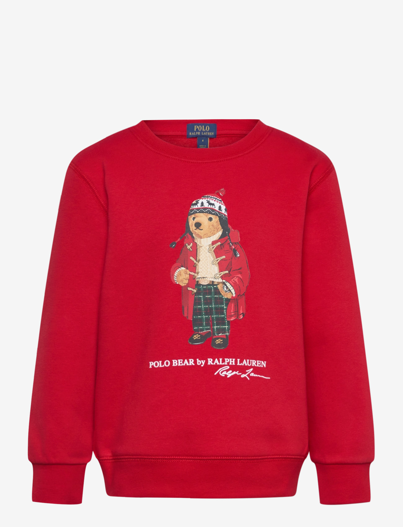Ralph Lauren Kids - Polo Bear Fleece Sweatshirt - rl2000 red ho24 b - 0