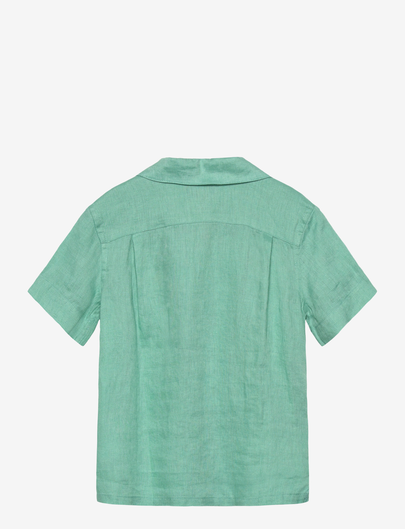 Ralph Lauren Kids - Linen Camp Shirt - kortærmede skjorter - celadon - 1