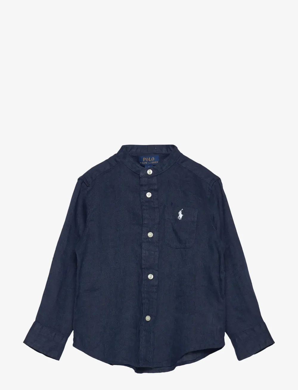 Ralph Lauren Kids - Linen Shirt - kurzärmlige hemden - newport navy - 0