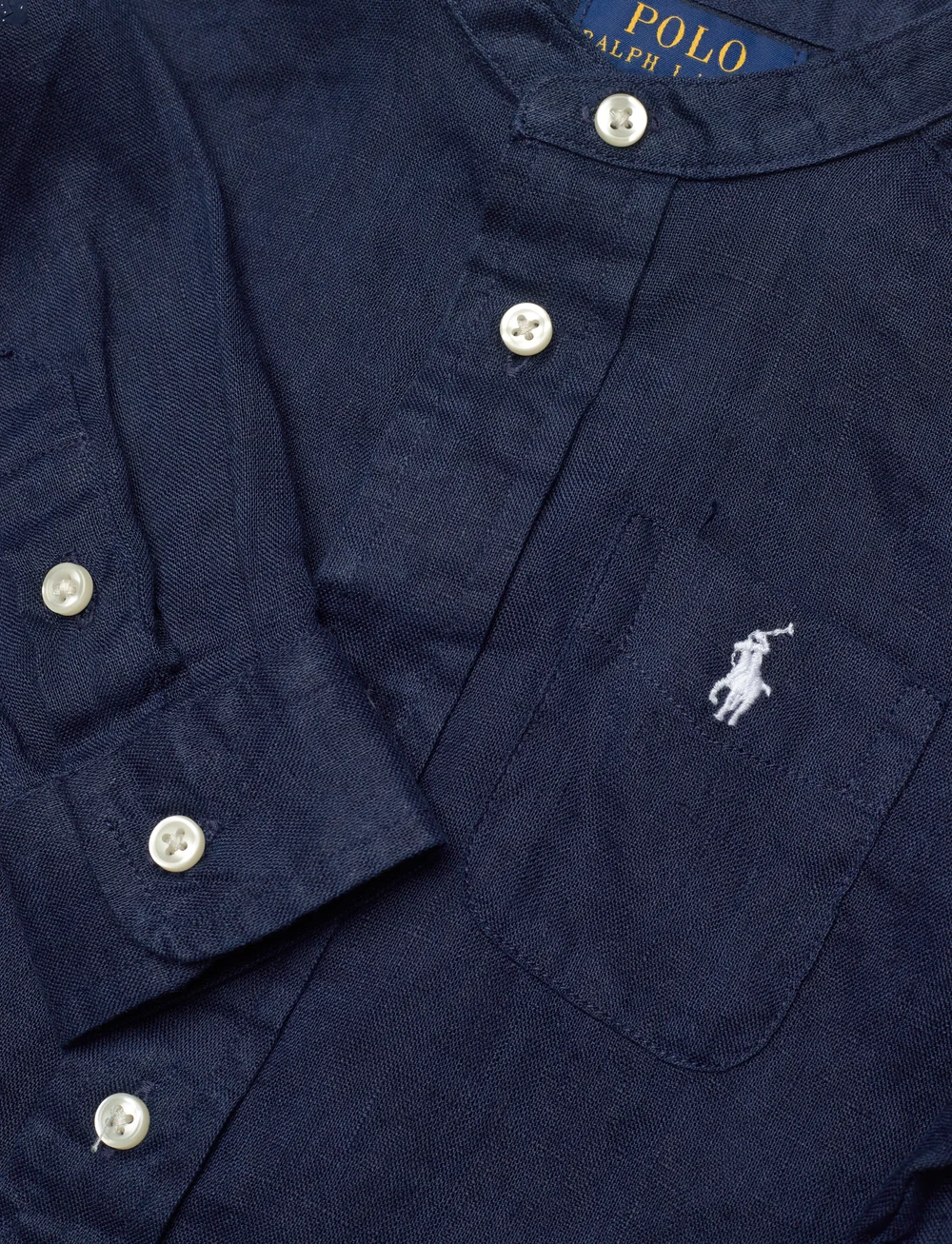 Ralph Lauren Kids - Linen Shirt - kurzärmlige hemden - newport navy - 2