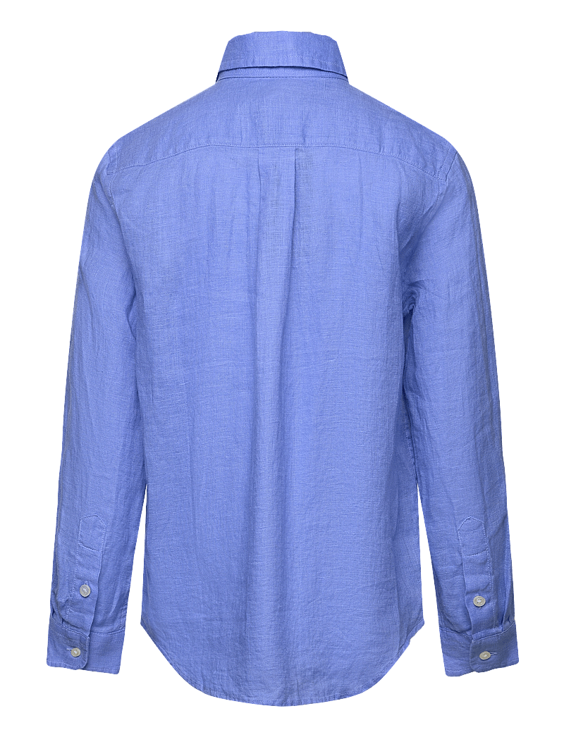 Ralph Lauren Kids - Linen Shirt - langærmede skjorter - harbor island blu - 1