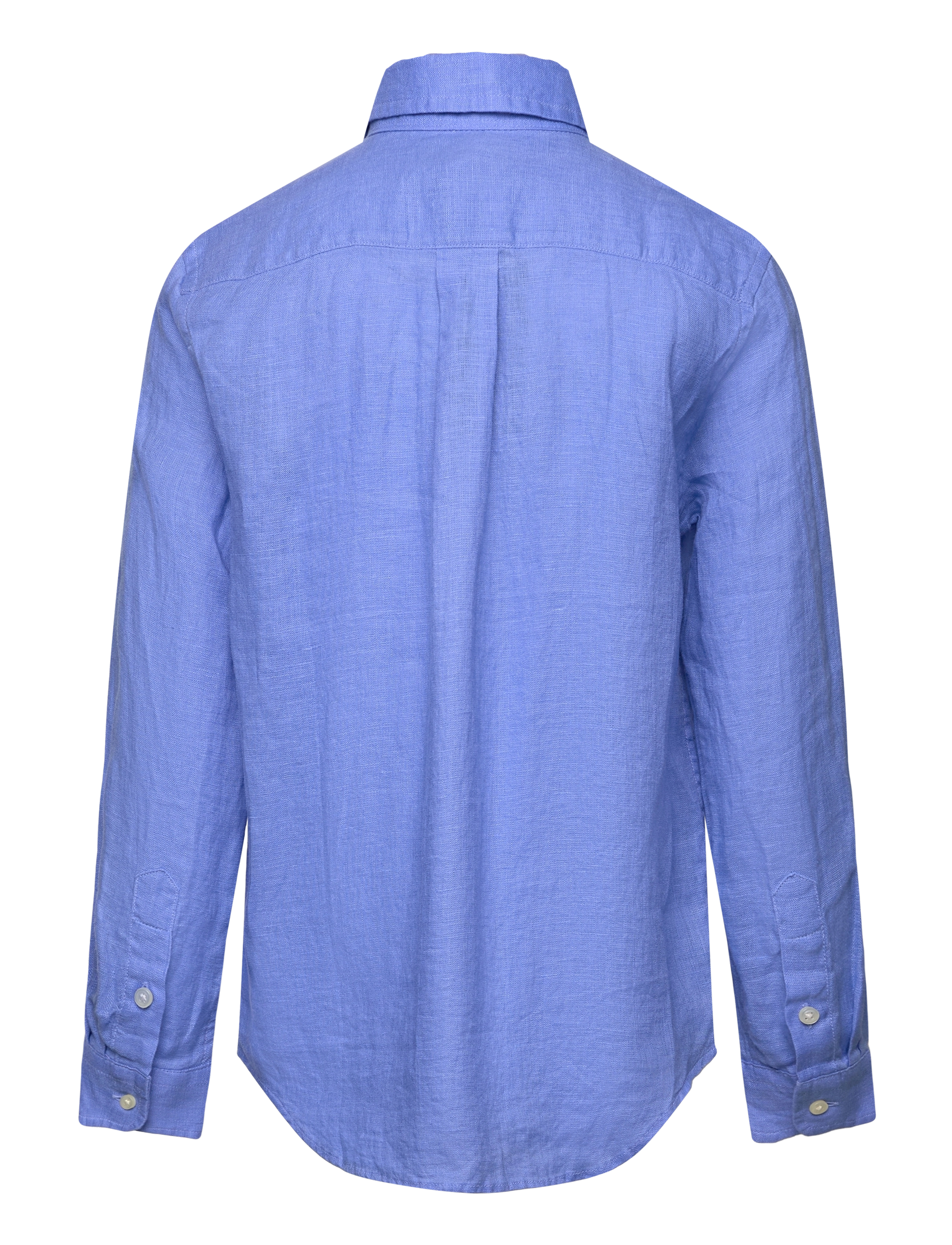 Ralph Lauren Kids - 17/1 PD LINEN V1-CLBDPPC-SI-SPS - langärmlige hemden - harbor island blu - 1