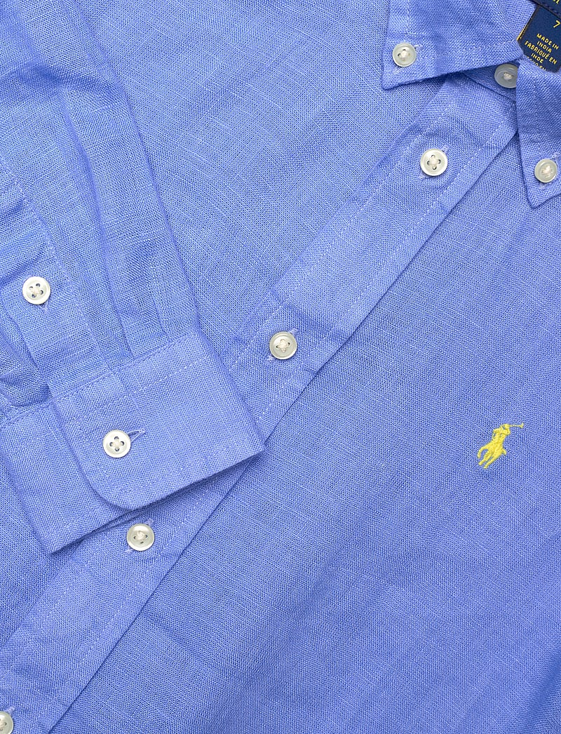 Ralph Lauren Kids - Linen Shirt - langærmede skjorter - harbor island blu - 2