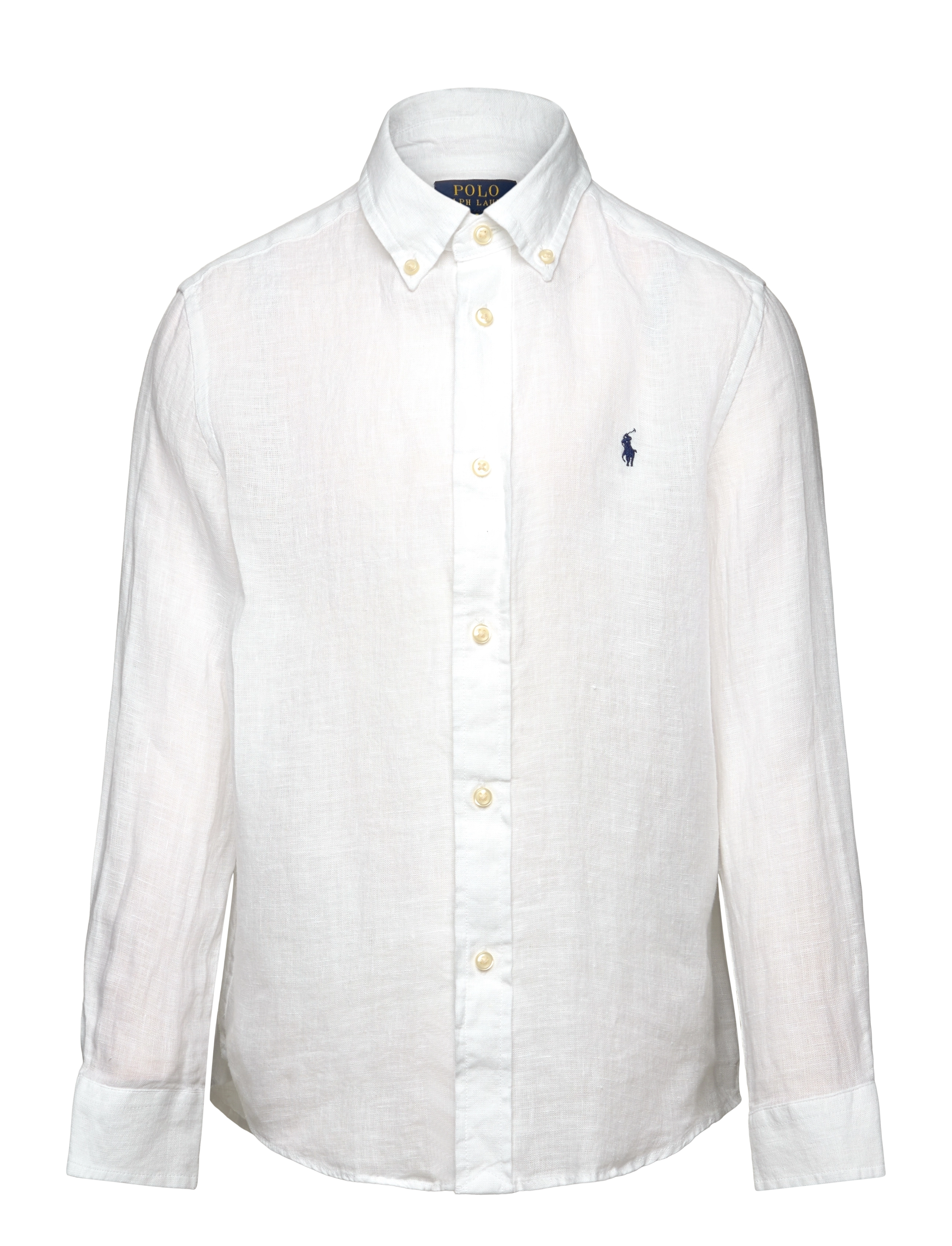Ralph Lauren Kids Linen Shirt - Skjortor - WHITE / white