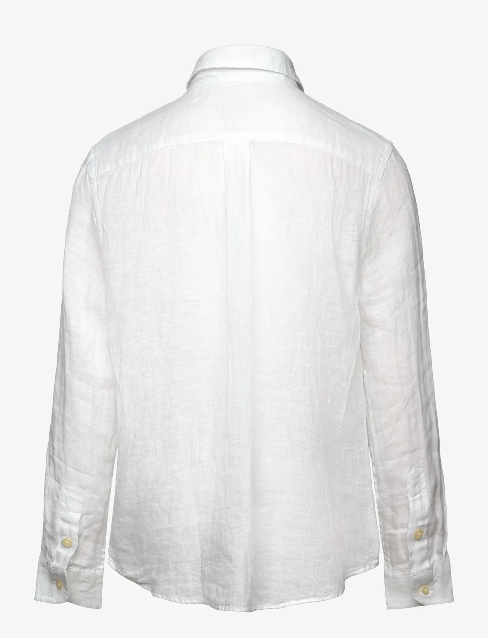 Ralph Lauren Kids - Linen Shirt - långärmade skjortor - white - 1