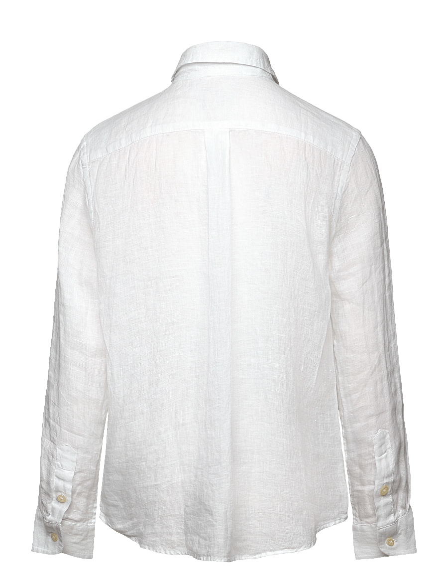 Ralph Lauren Kids - 17/1 PD LINEN V1-CLBDPPC-SI-SPS - chemises à manches longues - white - 2