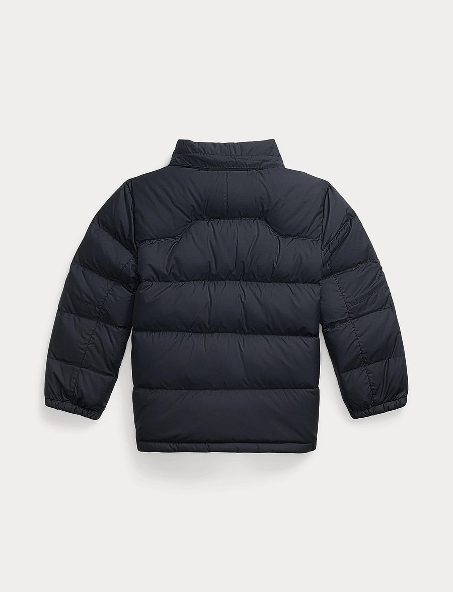 Ralph Lauren Kids - Ripstop Down Hooded Jacket - vetrarjakkar - polo black - 2