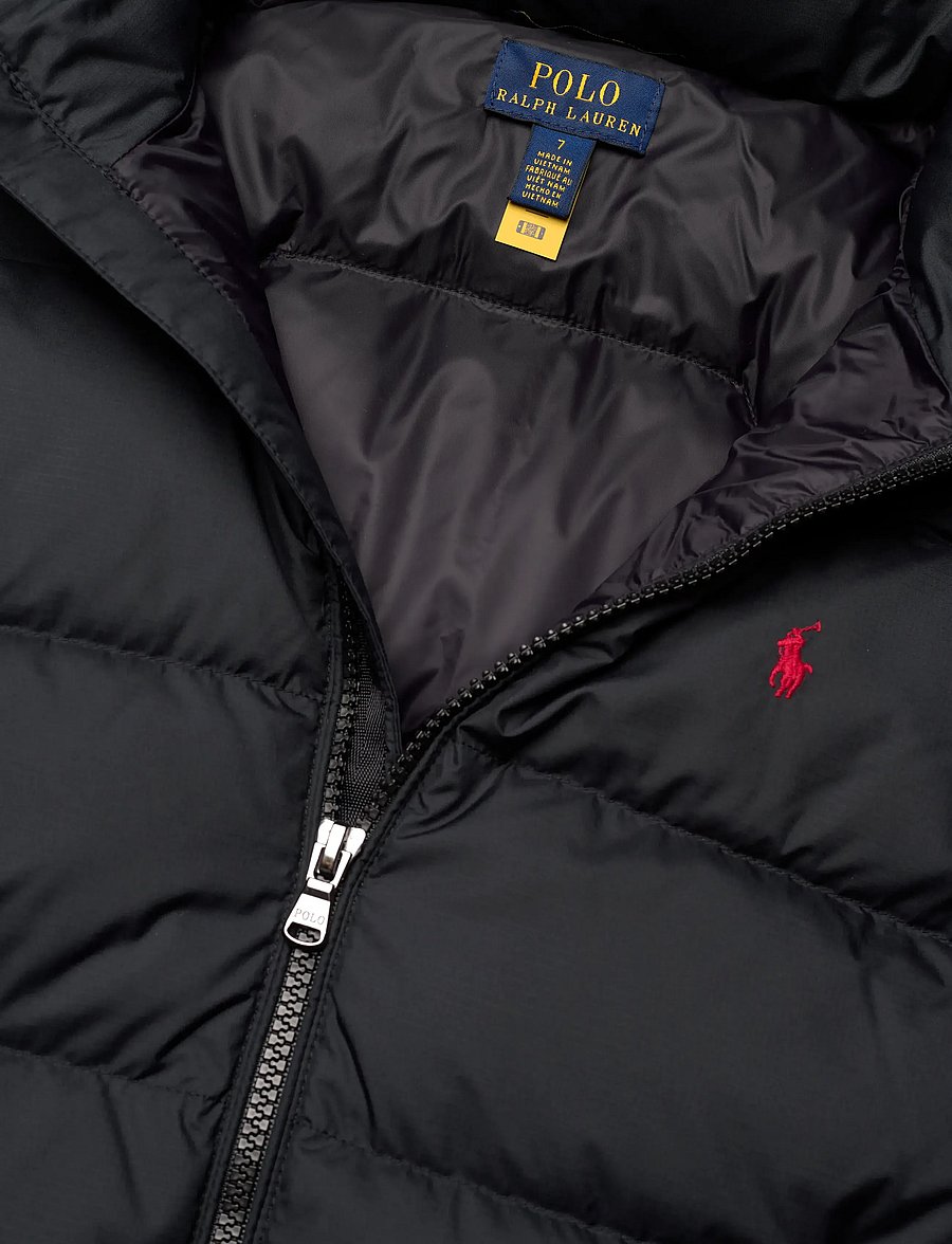 Ralph Lauren Kids - Ripstop Down Hooded Jacket - vetrarjakkar - polo black - 3