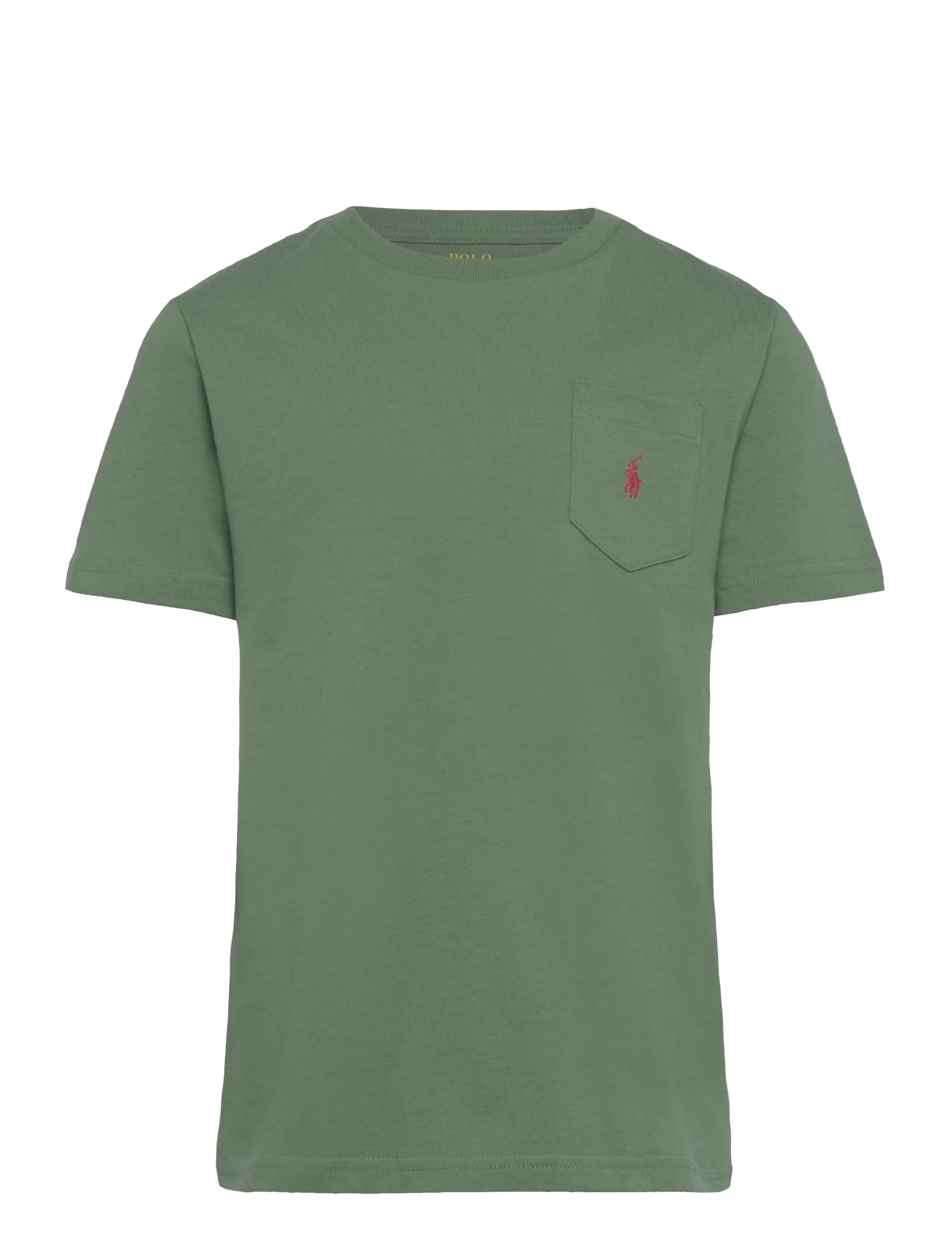 Ralph Lauren Kids Cotton Jersey Pocket Tee - Kortærmede T-shirts - FATIGUE / khaki/green
