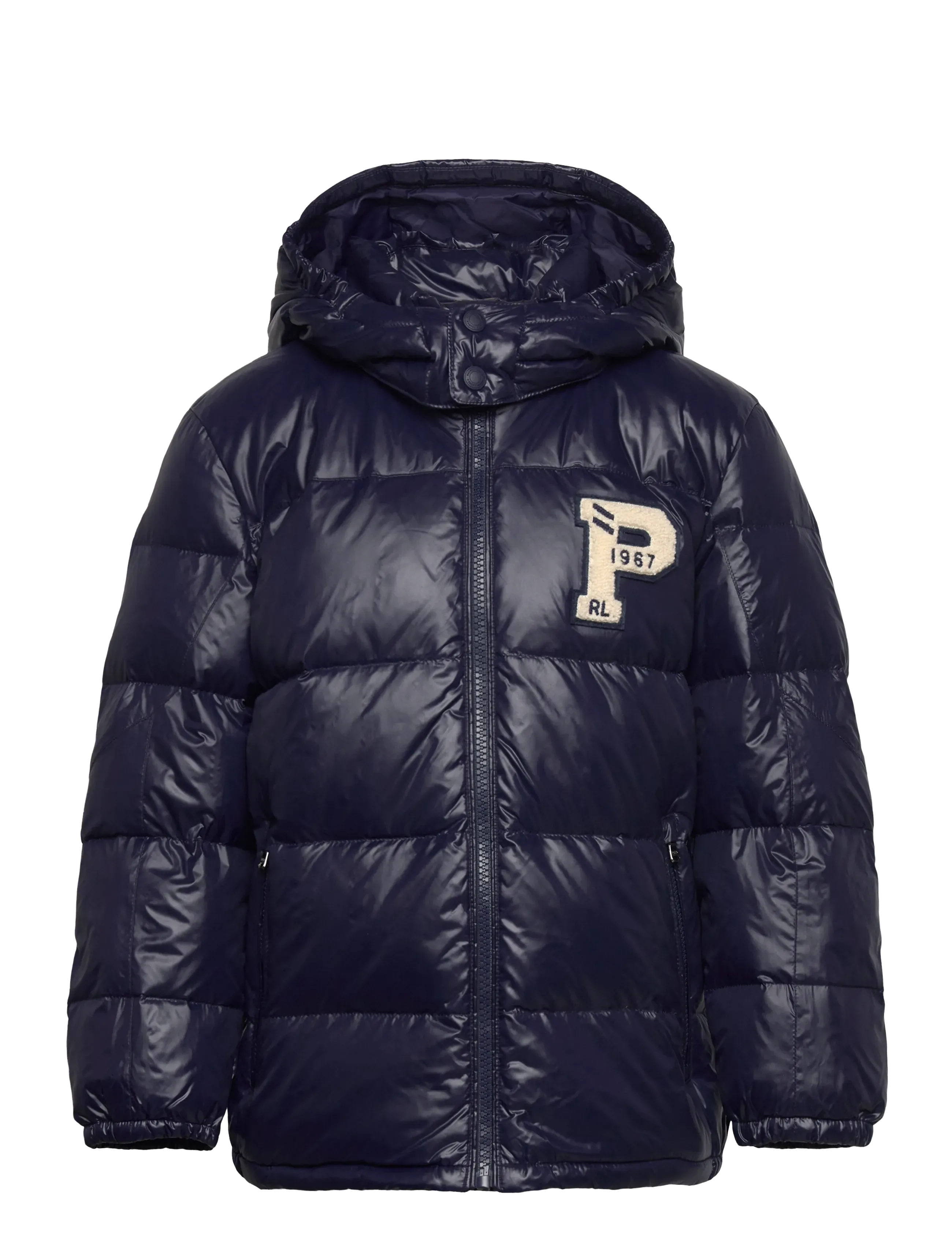 Ralph Lauren Kids - Glossed Hooded Down Jacket - refined navy - 1