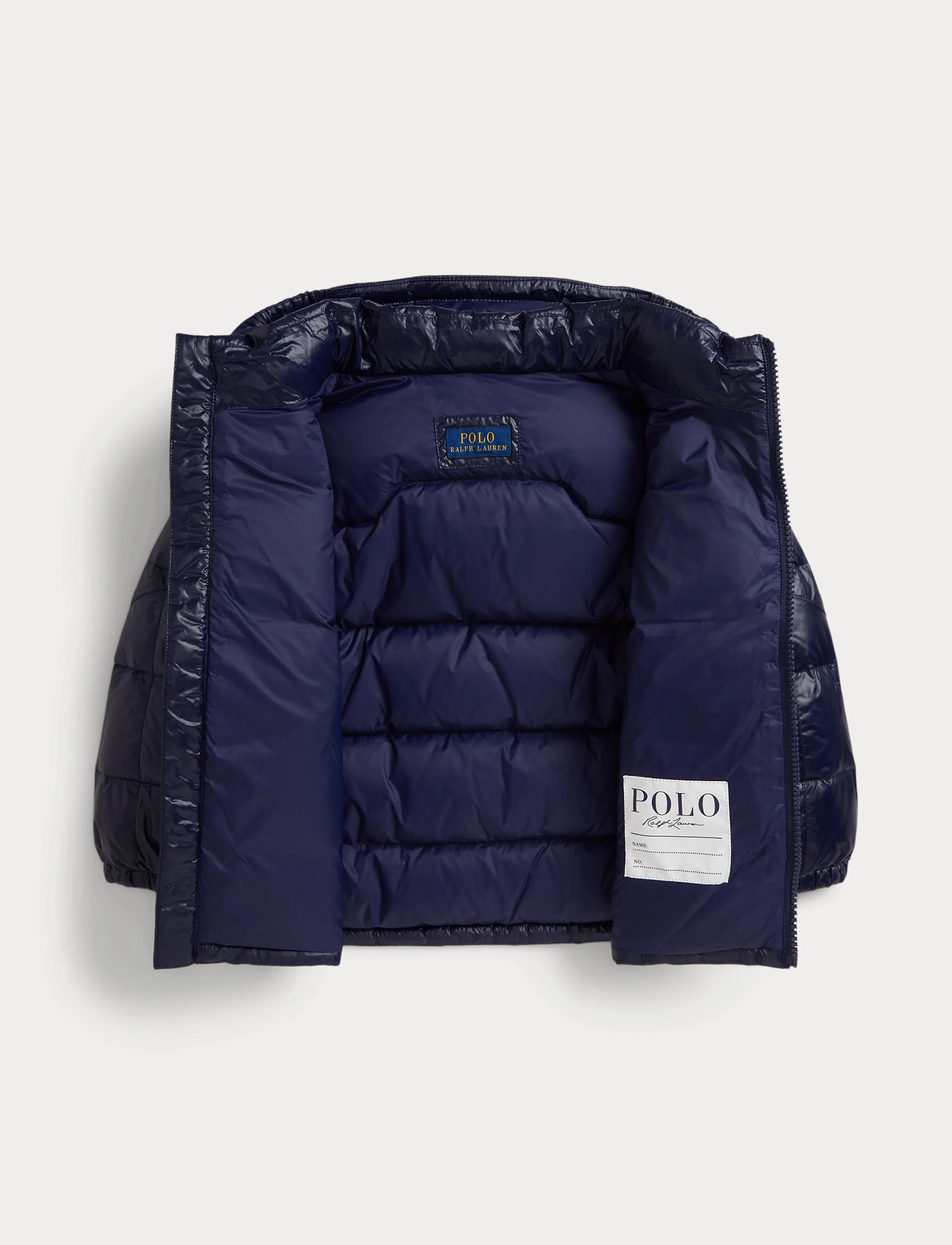 Ralph Lauren Kids - Glossed Hooded Down Jacket - refined navy - 5