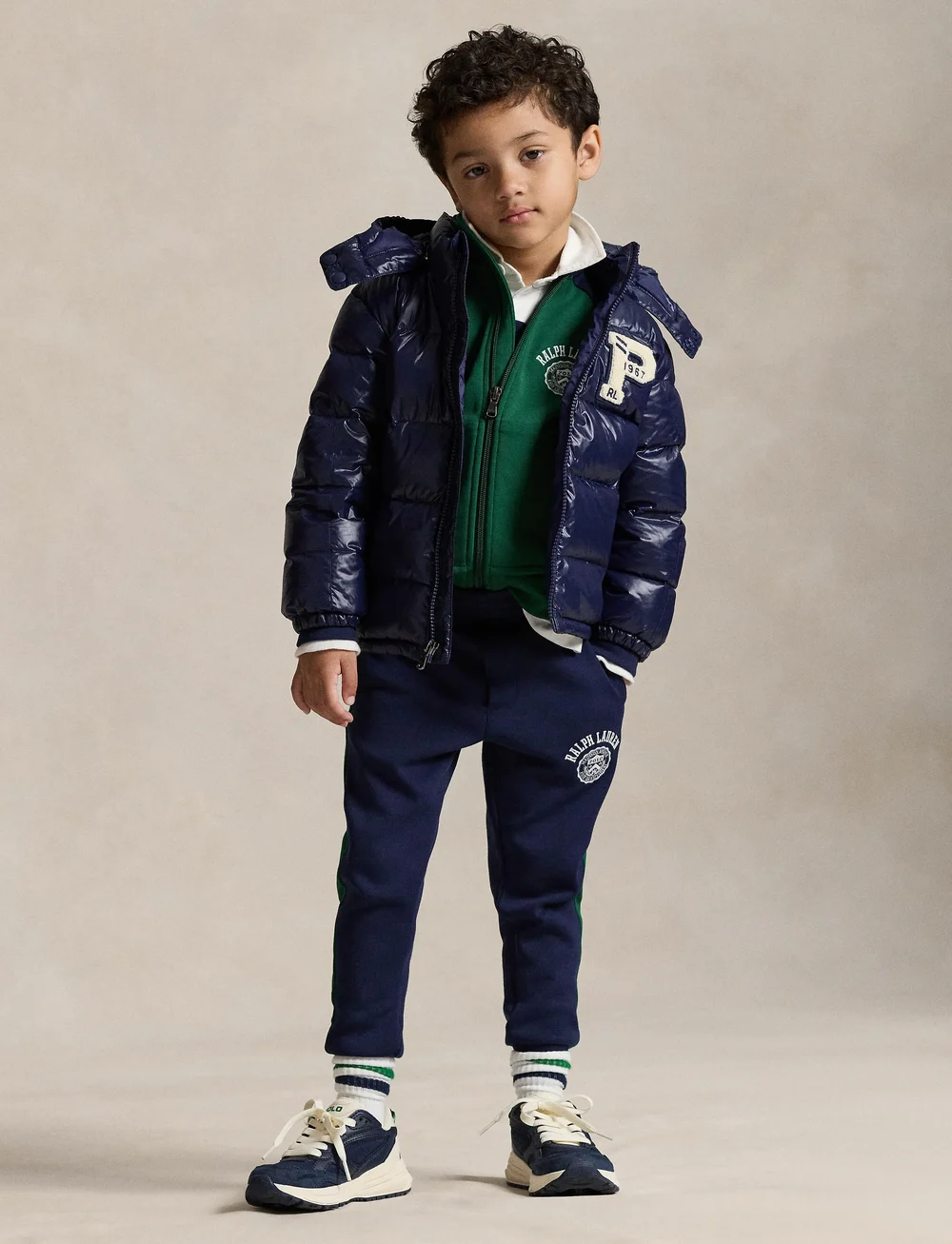 Ralph Lauren Kids - Glossed Hooded Down Jacket - winterjacke - refined navy - 0
