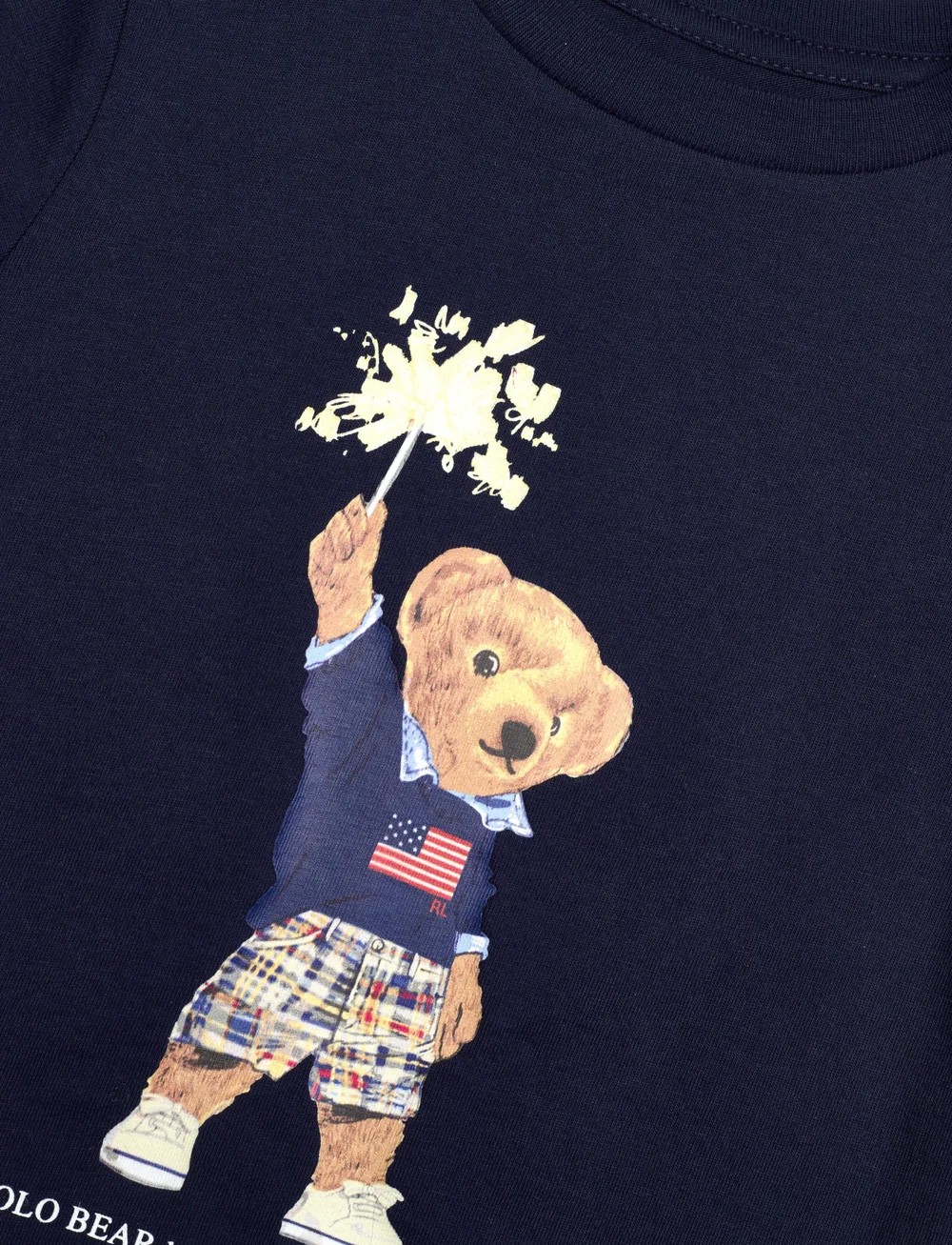 Ralph Lauren Kids - Polo Bear Cotton Jersey Tee - kurzärmelige - pf24 spring navy - 2
