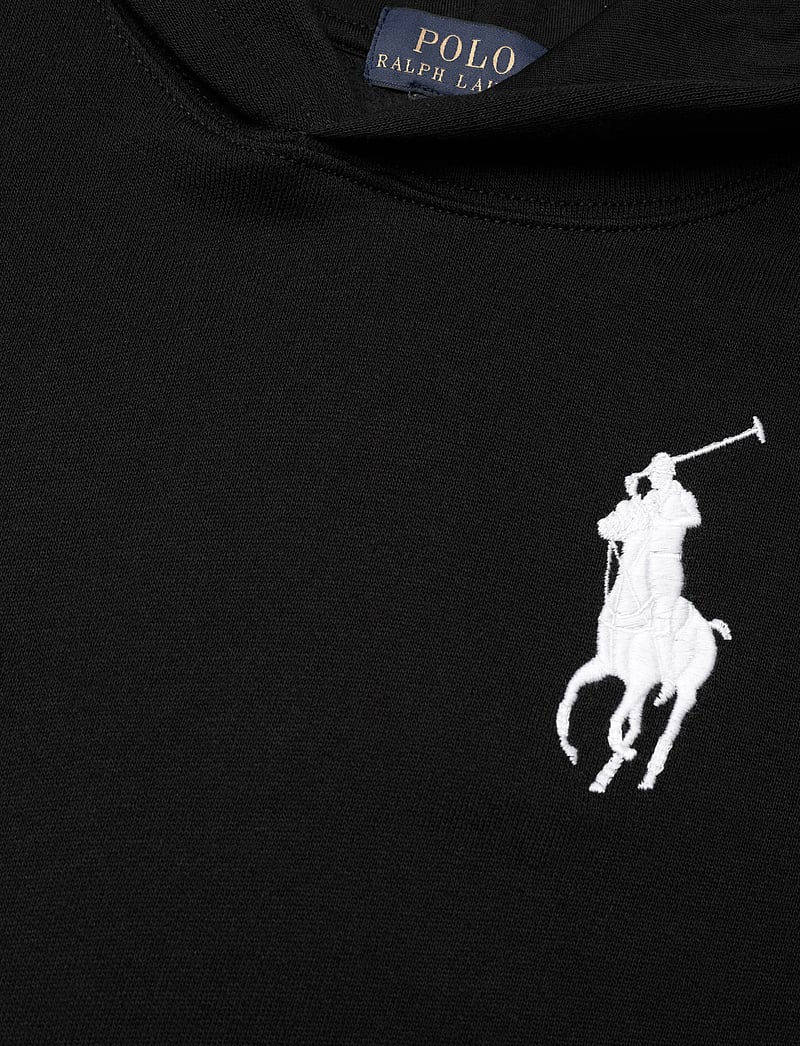 Ralph Lauren Kids - Big Pony Fleece Hoodie - huvtröjor - polo black/c1730 - 2