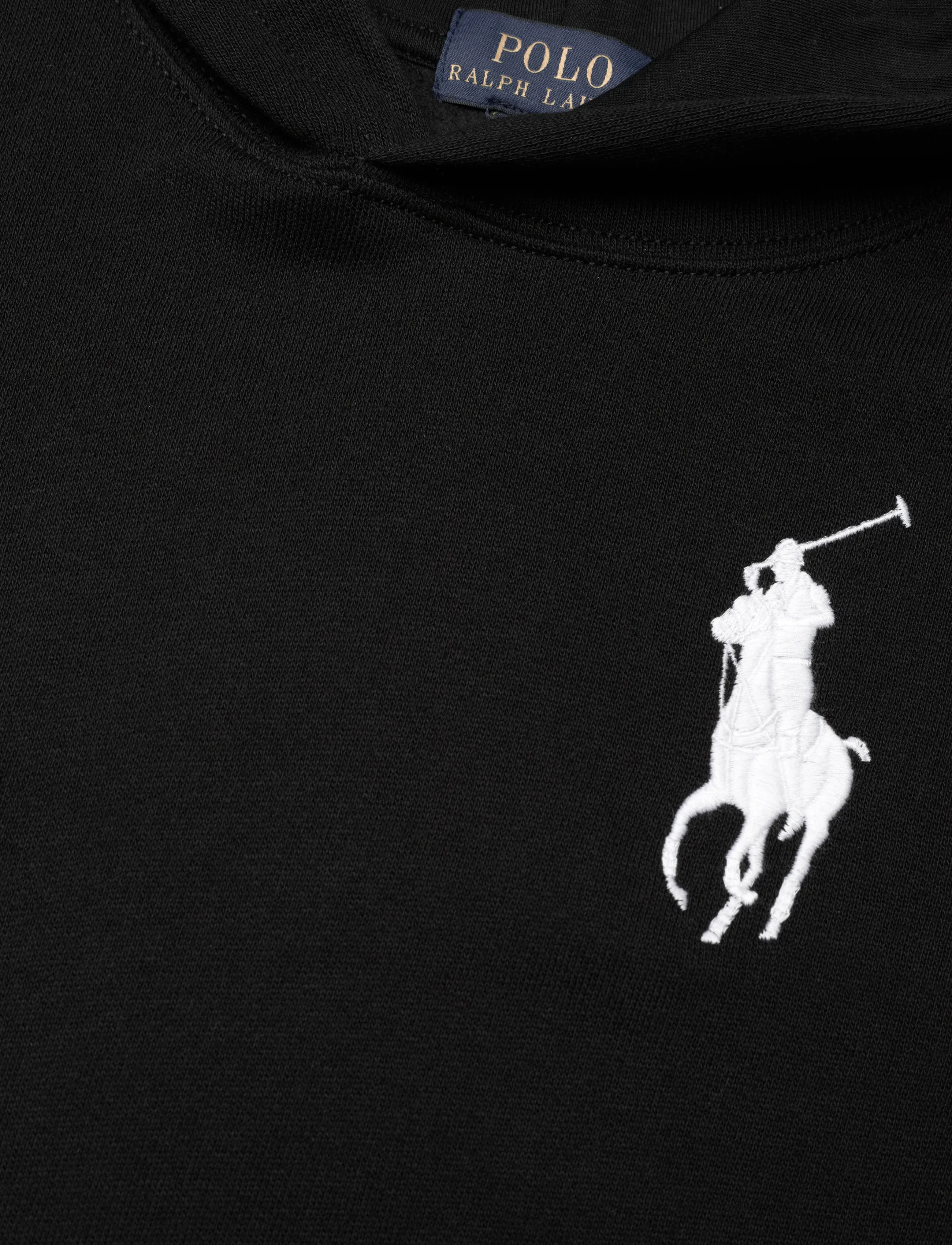 Ralph Lauren Kids - Big Pony Fleece Hoodie - polo black/c1730 - 2