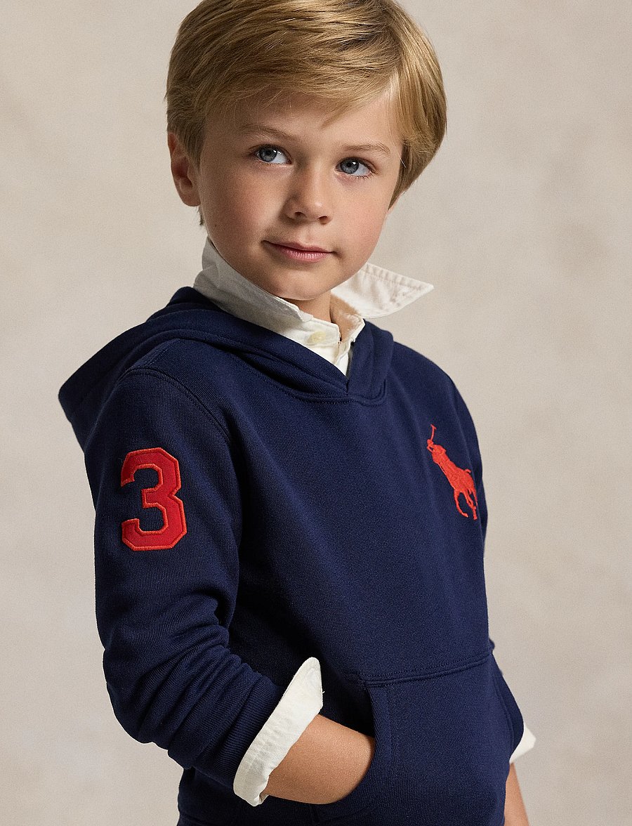 Ralph Lauren Kids - Big Pony Fleece Hoodie - kapuzenpullover - refined navy/c3870 - 3
