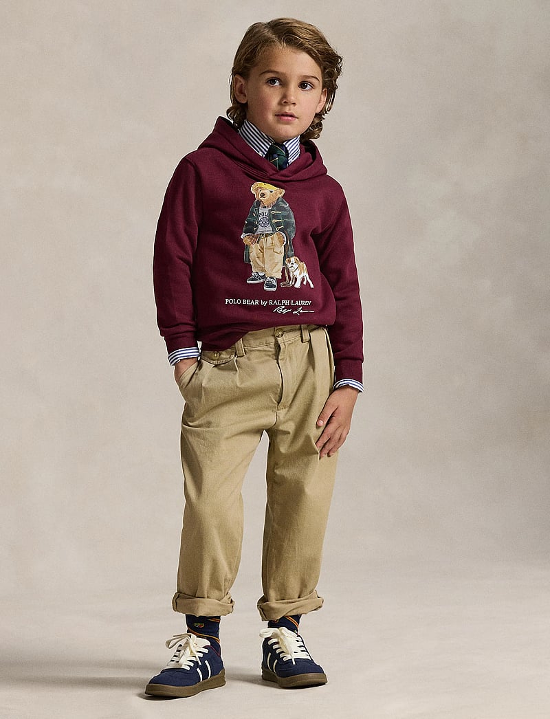 Ralph Lauren Kids - Polo Bear Fleece Hoodie - kapuutsiga dressipluusid - fa25 bear classic - 0