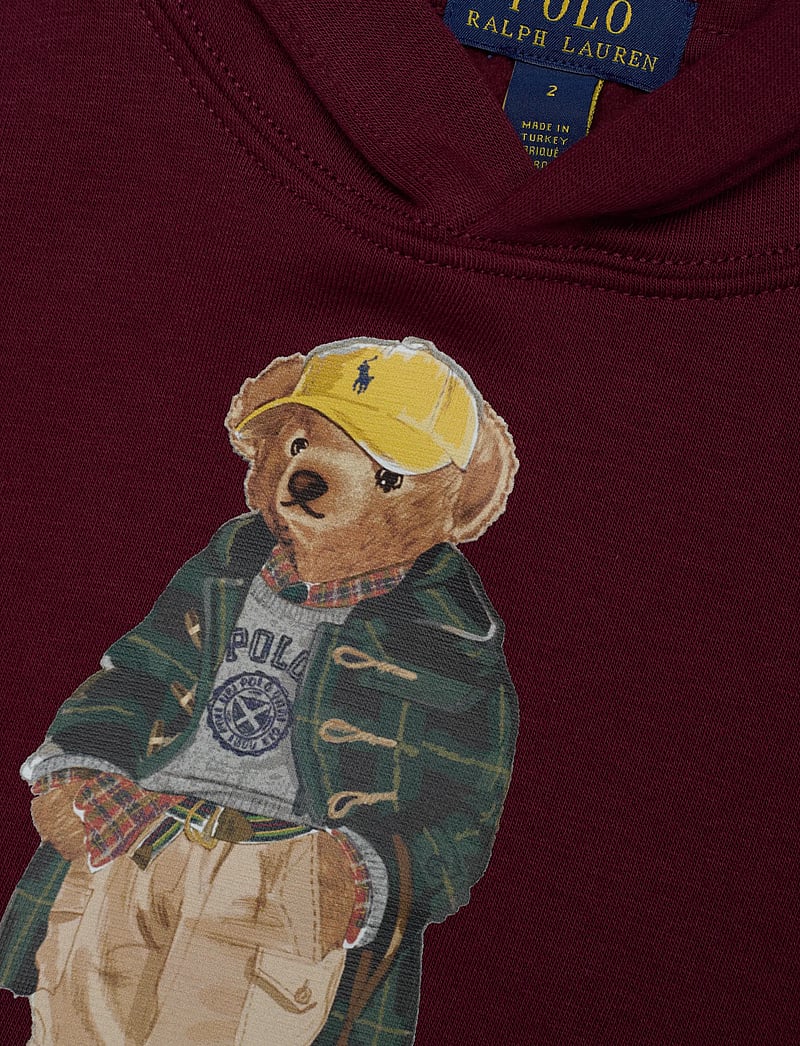 Ralph Lauren Kids - Polo Bear Fleece Hoodie - kapuutsiga dressipluusid - fa25 bear classic - 5