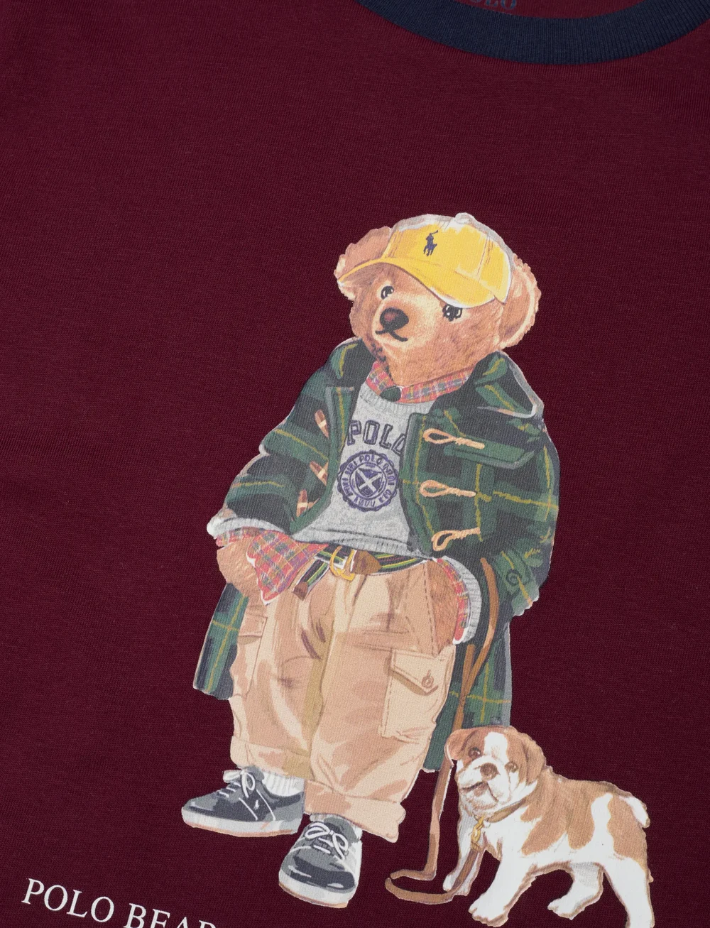 Ralph Lauren Kids - Polo Bear Cotton Ringer Tee - lühikeste varrukatega t-särgid - fa25 bear classic - 2