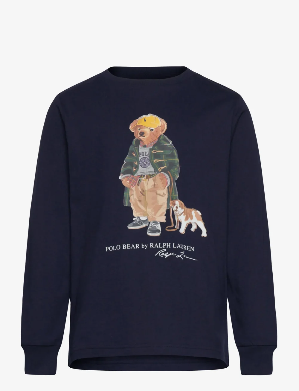 Ralph Lauren Kids - Polo Bear Cotton Long-Sleeve Tee - t-shirts à manches longues - fa25 bear refined - 1