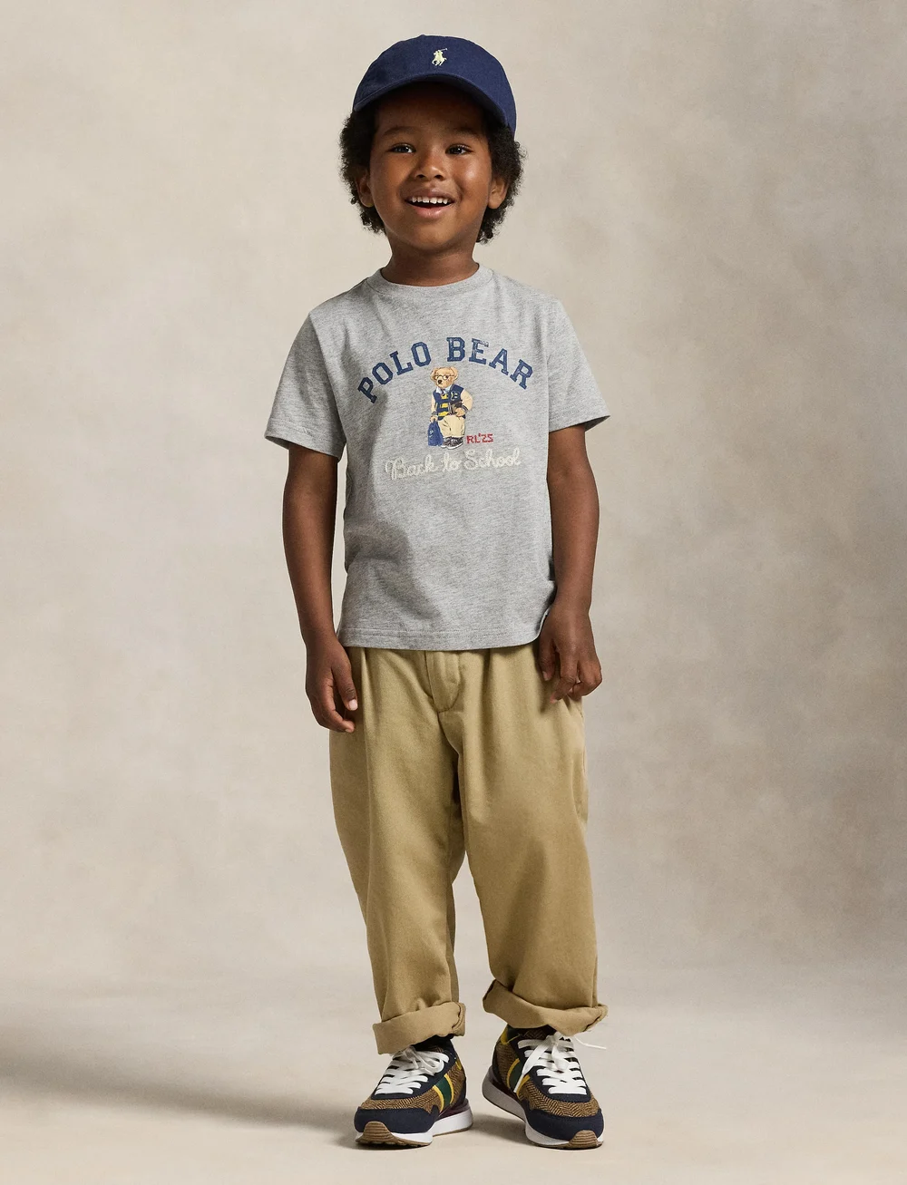 Ralph Lauren Kids - Polo Bear Cotton Jersey Tee - kurzärmelige - fa25 bear andover - 0