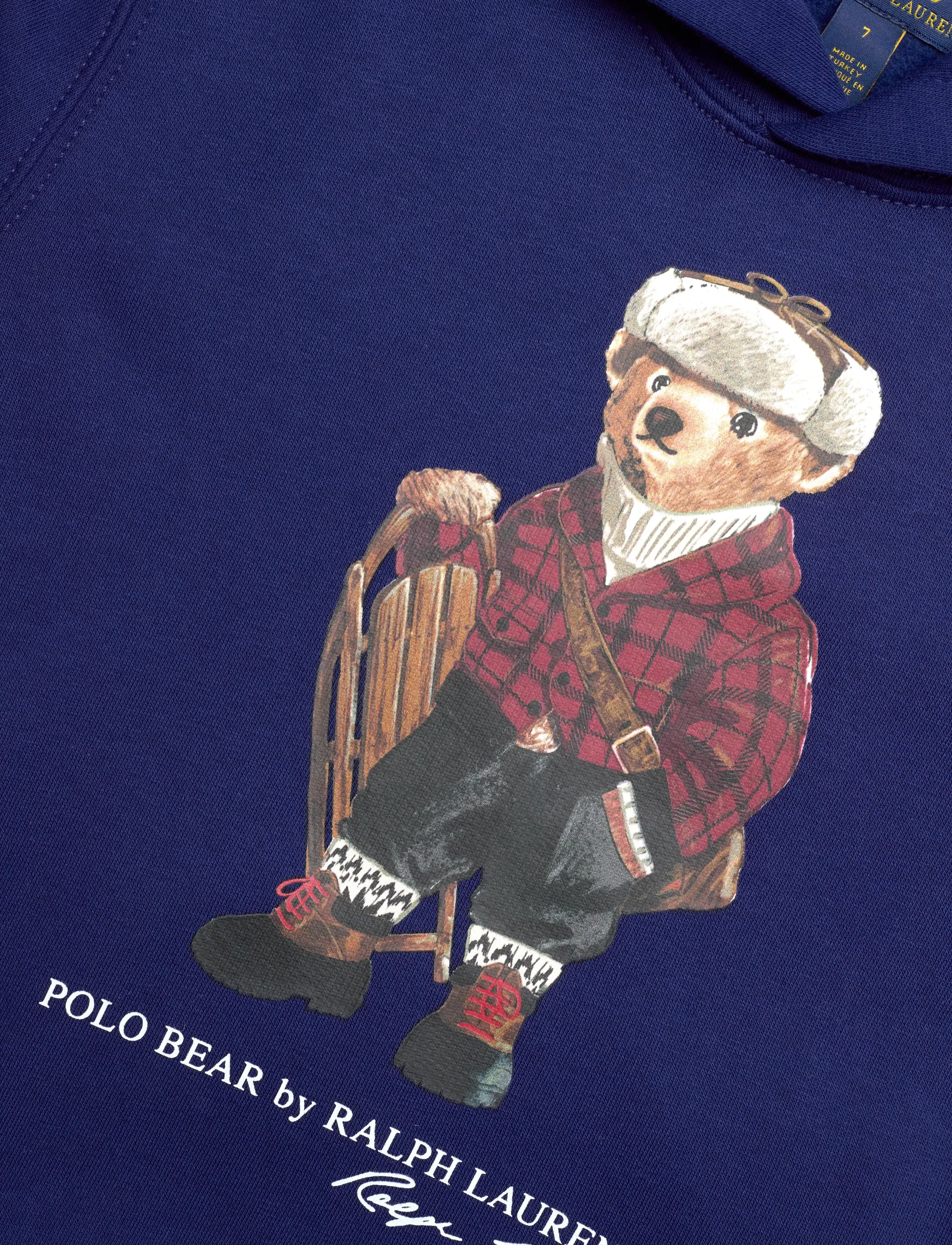 Ralph Lauren Kids - Polo Bear Fleece Hoodie - hol25 bear fall r - 5