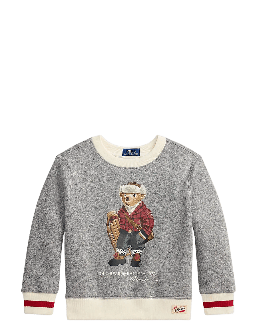 Ralph Lauren Kids - Polo Bear Fleece Sweatshirt - hol25 bear vintag - 1