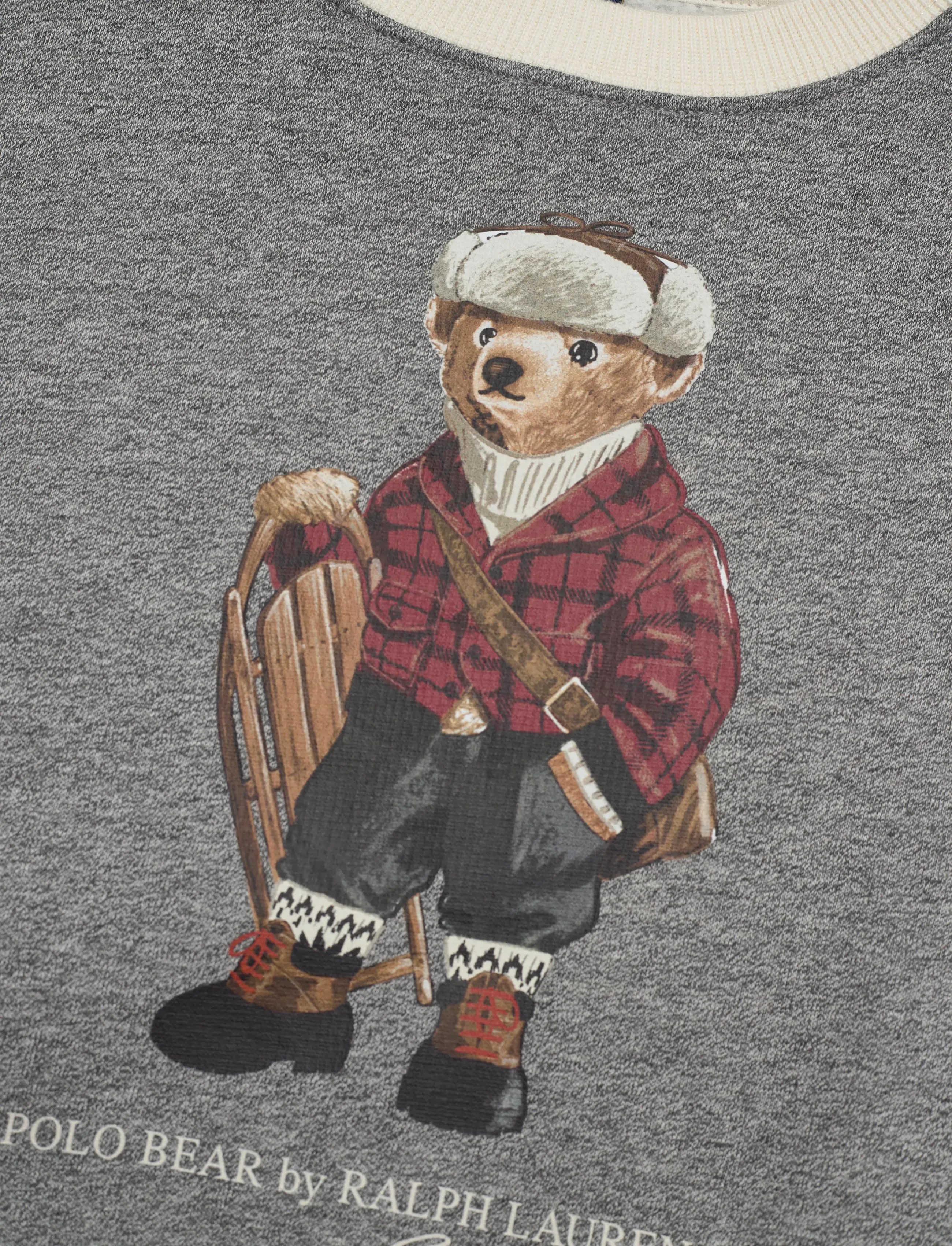 Ralph Lauren Kids - Polo Bear Fleece Sweatshirt - hol25 bear vintag - 5