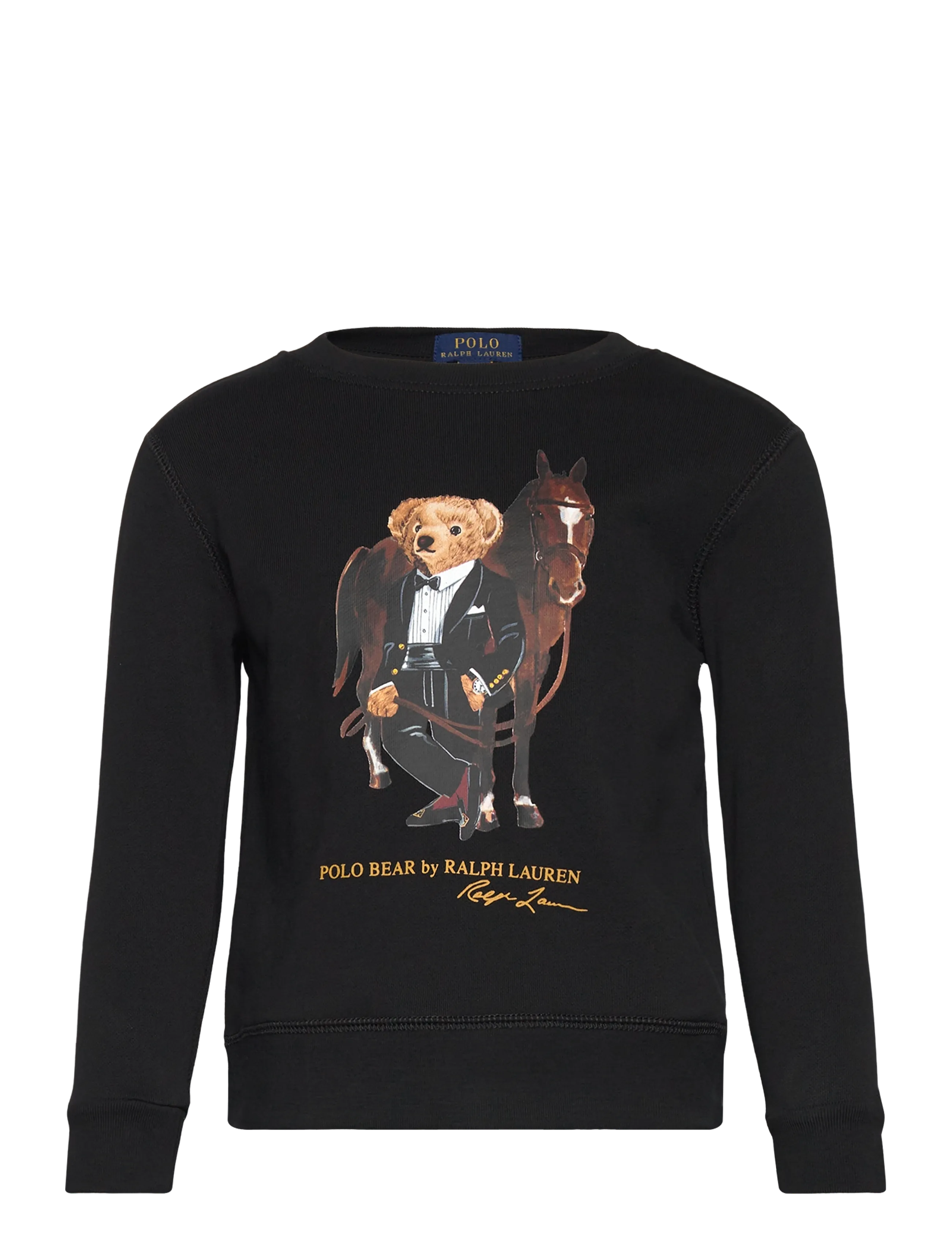 RALPH LAUREN Kinder Lunar New Year Polo Bear Sweatshirt Schwarz - 124-131 - Kinder