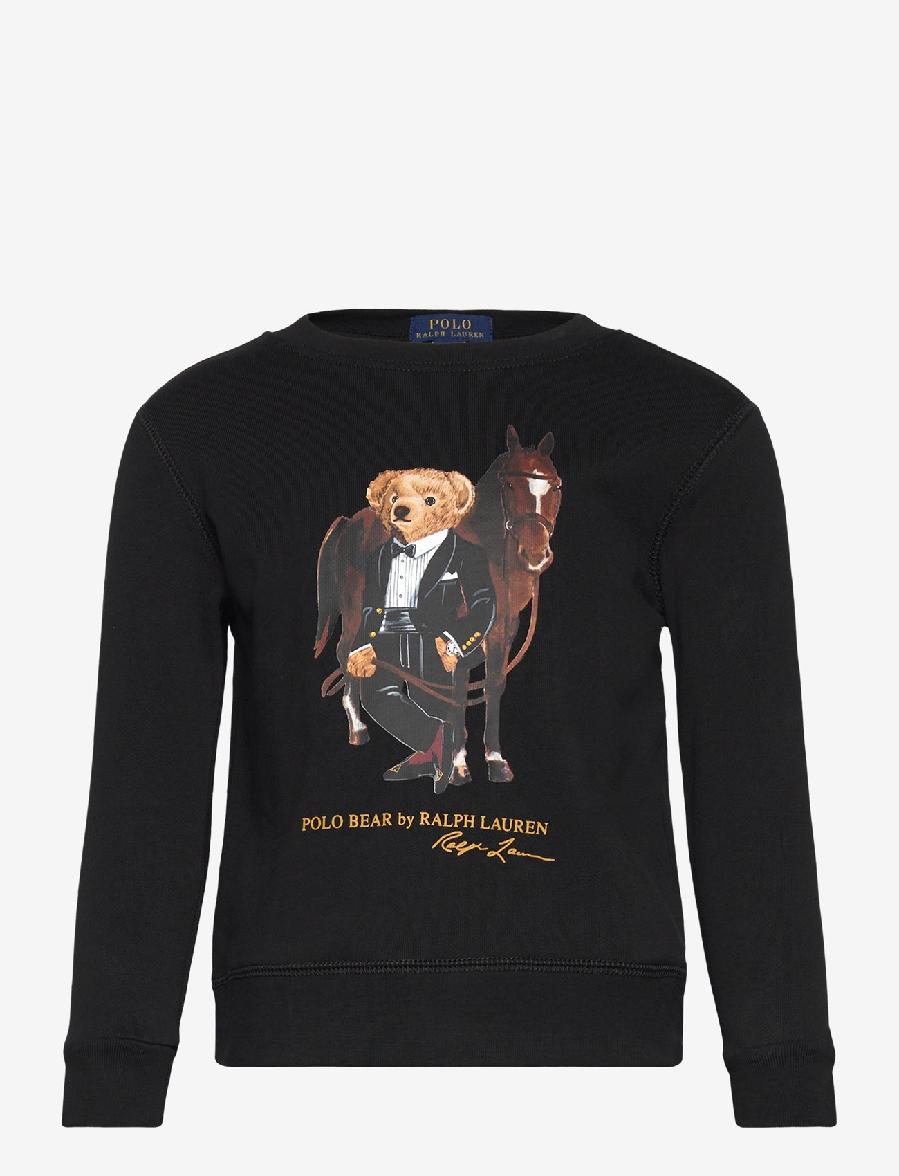 Ralph Lauren Kids - Lunar New Year Polo Bear Sweatshirt - sweatshirts - polo black - 0