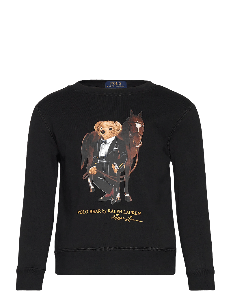 Ralph Lauren Kids - Lunar New Year Polo Bear Sweatshirt - sweatshirts - polo black - 0