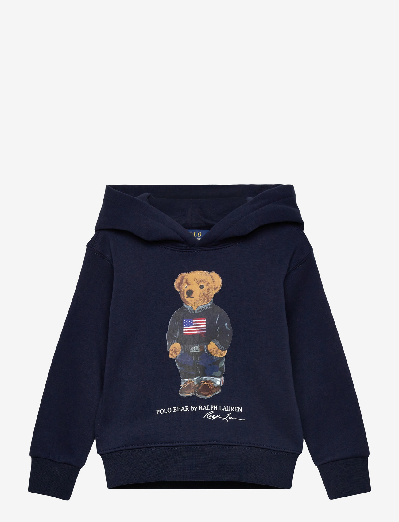 Ralph Lauren Kids - GRAPHIC FLEECE-KNT-SWEATSHIRT - hættetrøjer - cruise navy core - 0