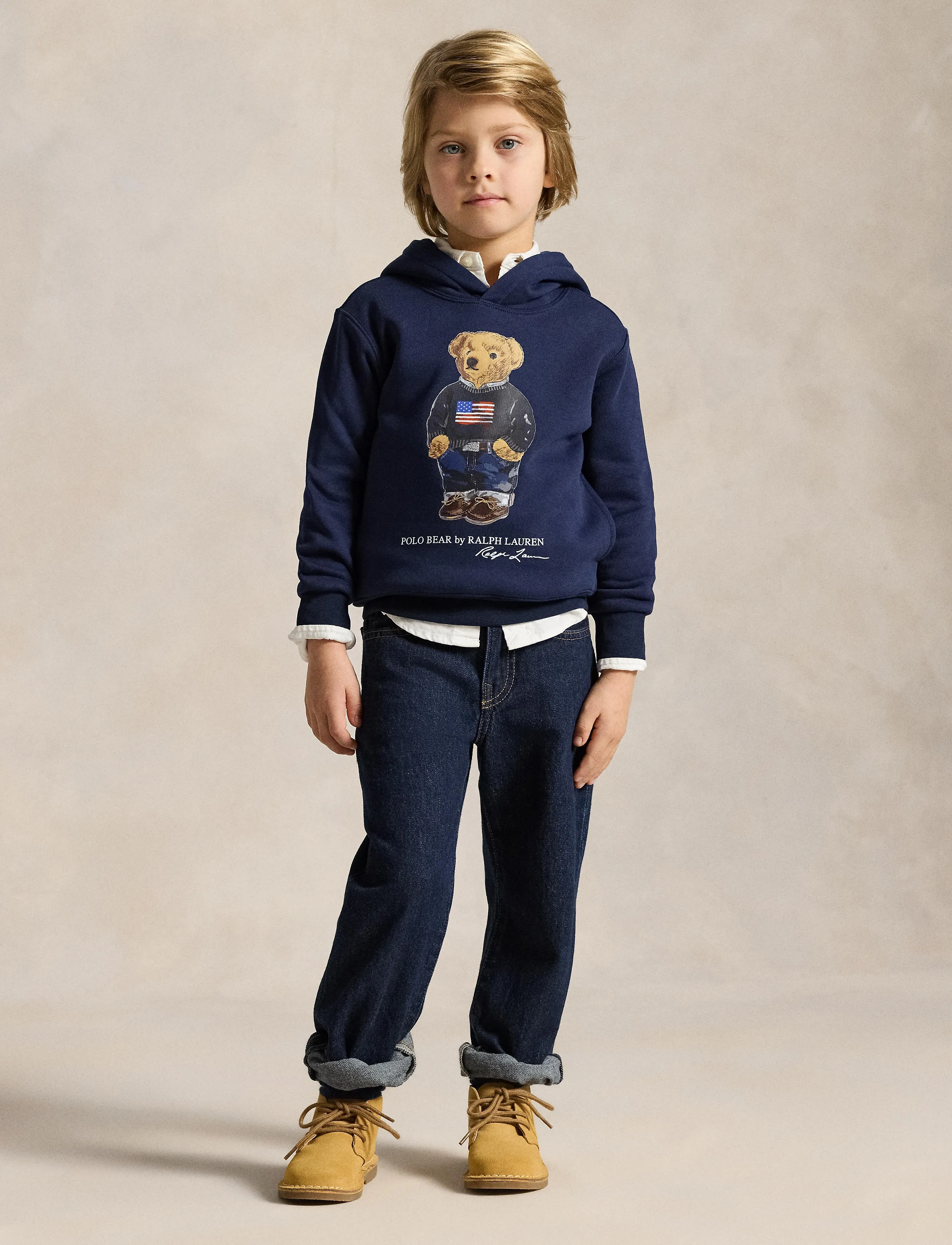 Ralph Lauren Kids GRAPHIC FLEECE-KNT-SWEATSHIRT - Overdele - CRUISE NAVY CORE / navy
