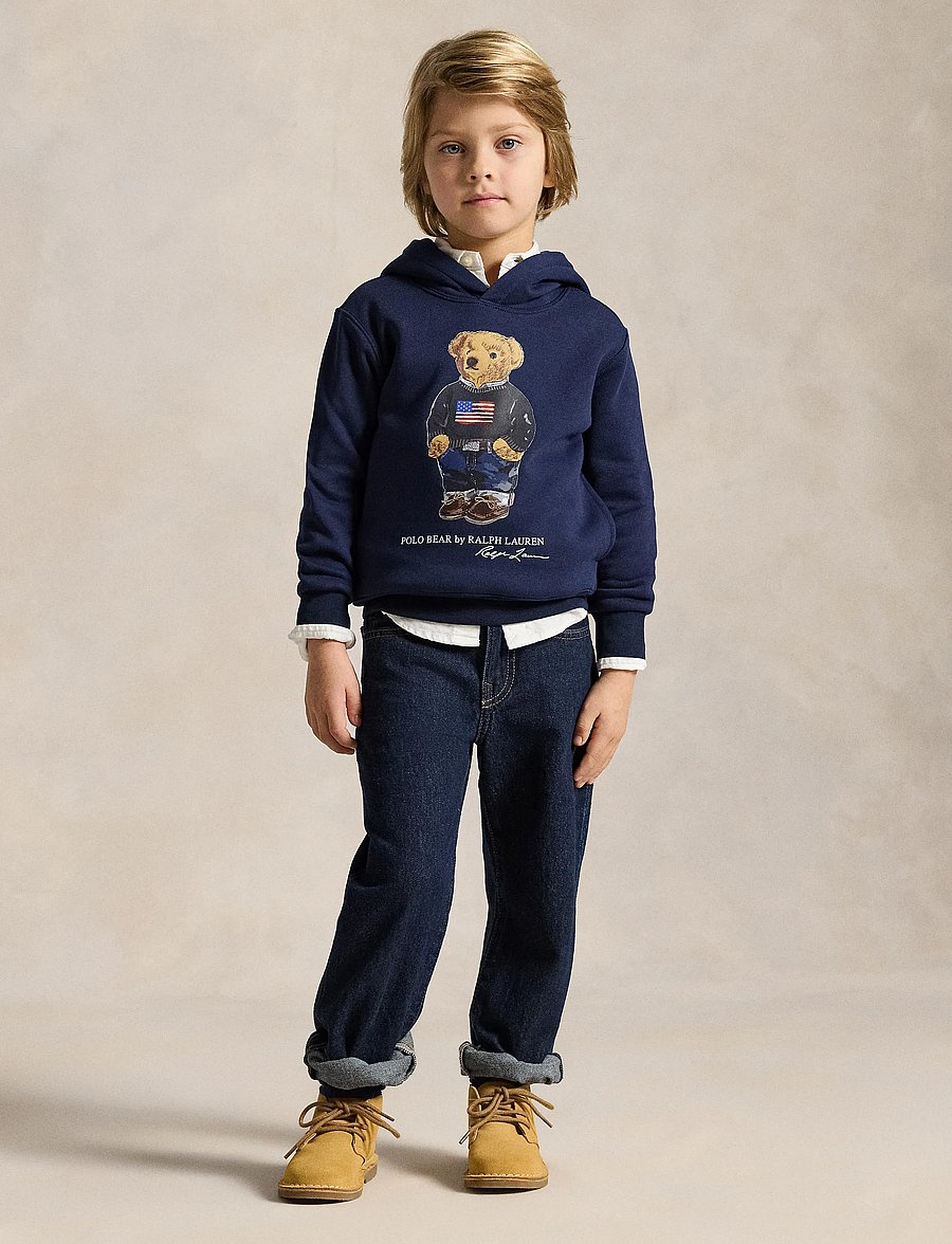Ralph Lauren Kids - GRAPHIC FLEECE-KNT-SWEATSHIRT - kapuzenpullover - cruise navy core - 0