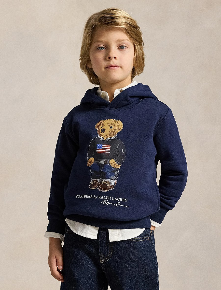Ralph Lauren Kids - GRAPHIC FLEECE-KNT-SWEATSHIRT - kapuzenpullover - cruise navy core - 3