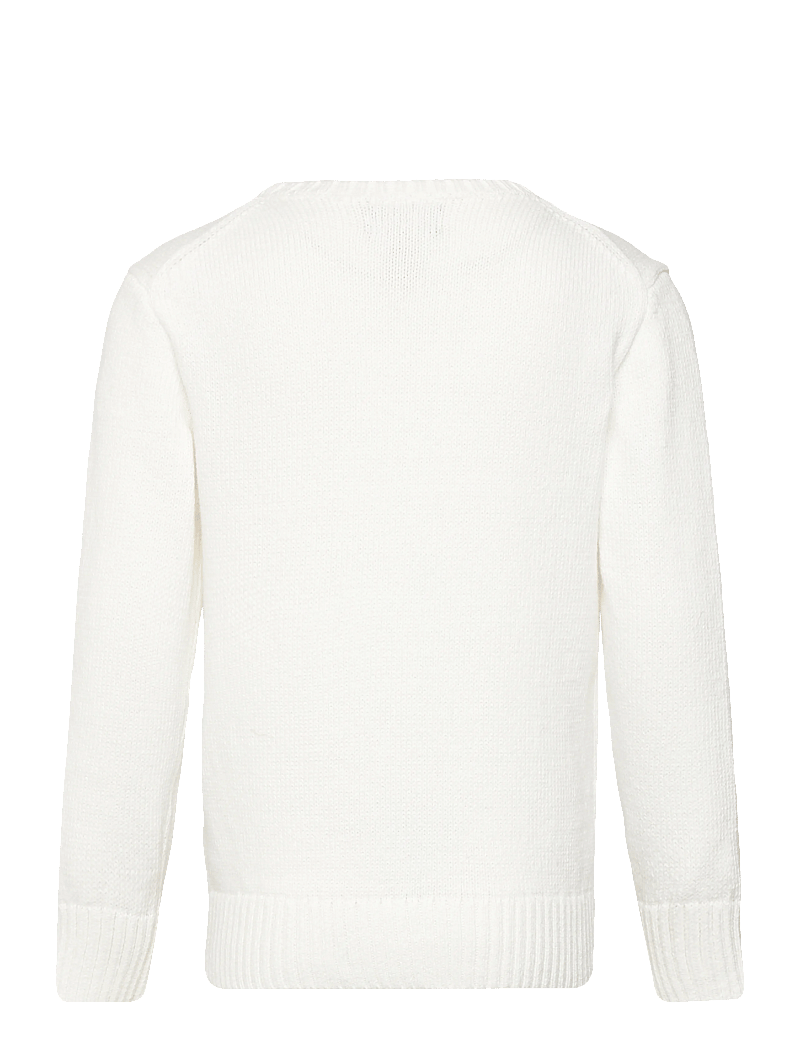 Ralph Lauren Kids - Polo Bear Cotton Sweater - pullover - deckwash white - 1