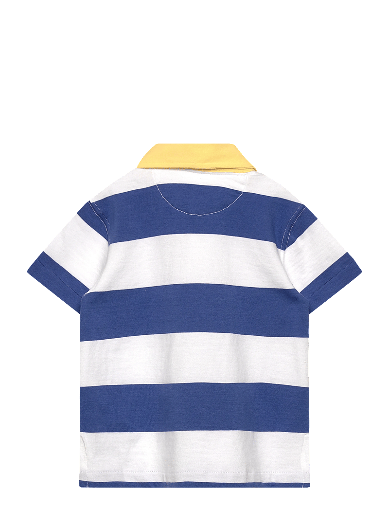 Ralph Lauren Kids - Striped Cotton Short-Sleeve Rugby Shirt - kurzärmelig - liberty/white - 1