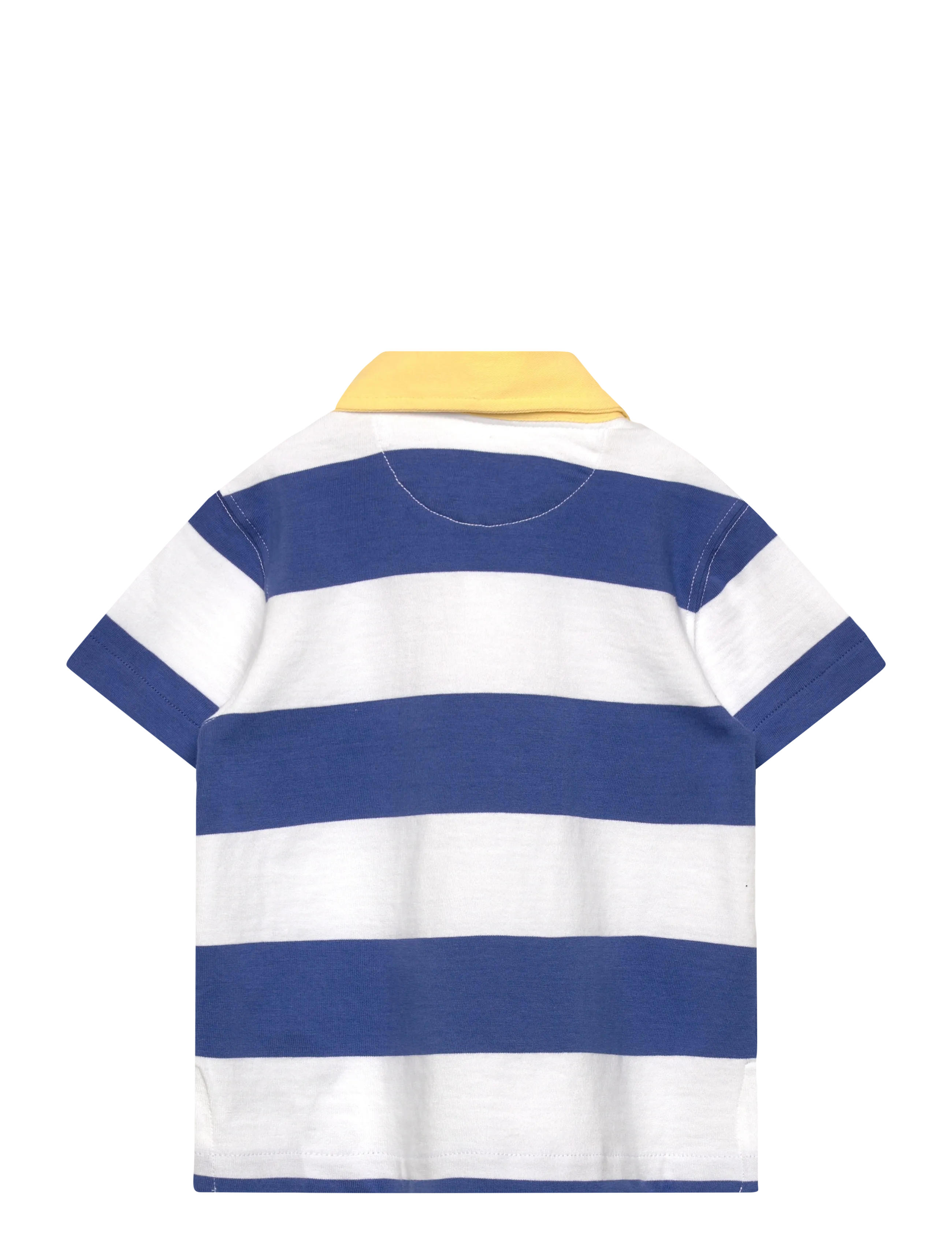 Ralph Lauren Kids - Striped Cotton Short-Sleeve Rugby Shirt - kortärmade pikéer - liberty/white - 1